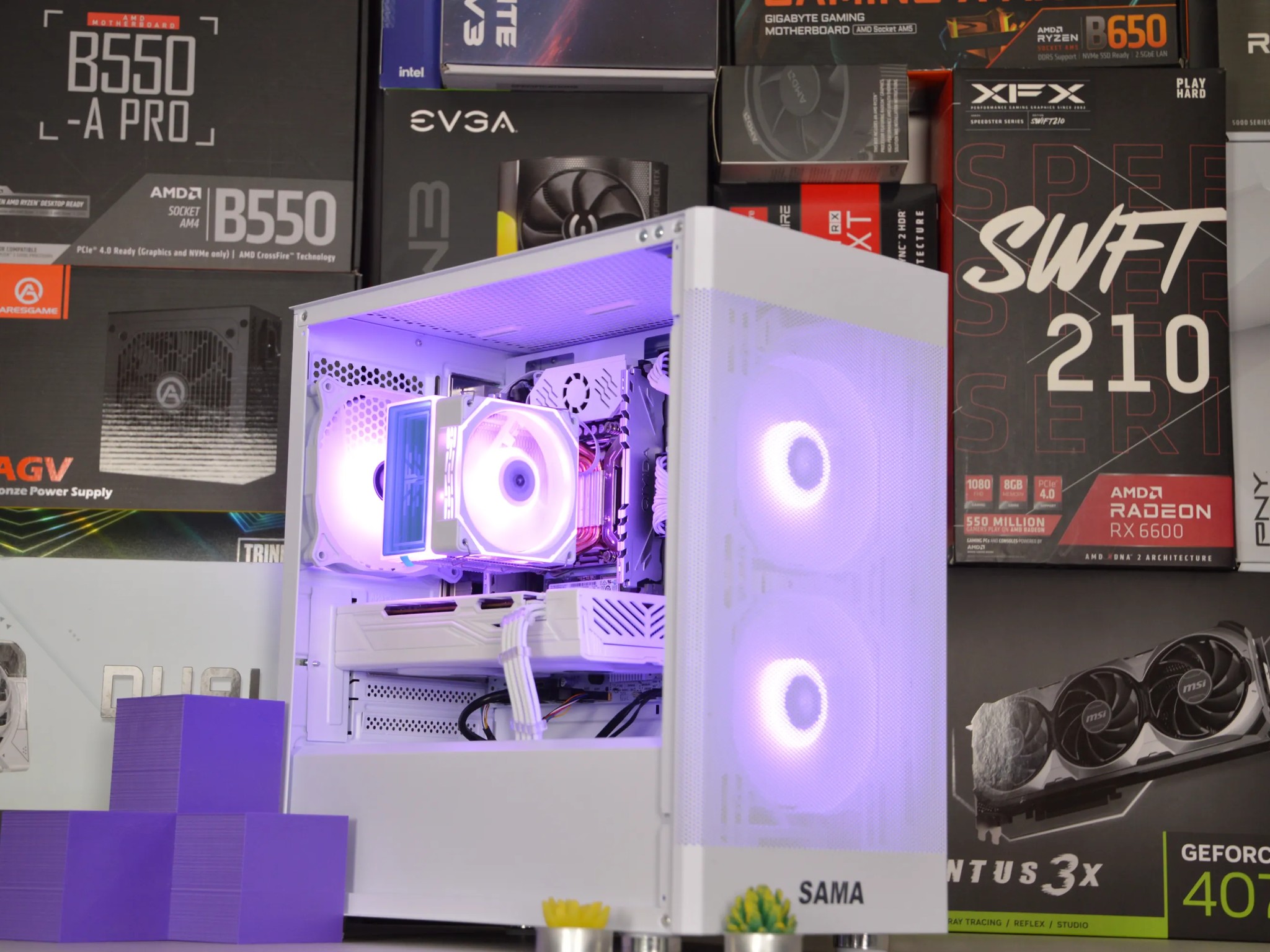 ⚪⚪| RX 580 8GB | INTEL XEON E5 2670 V3 | 16GB DDR4 RAM | 512GB NVME SSD | Ice Frost |