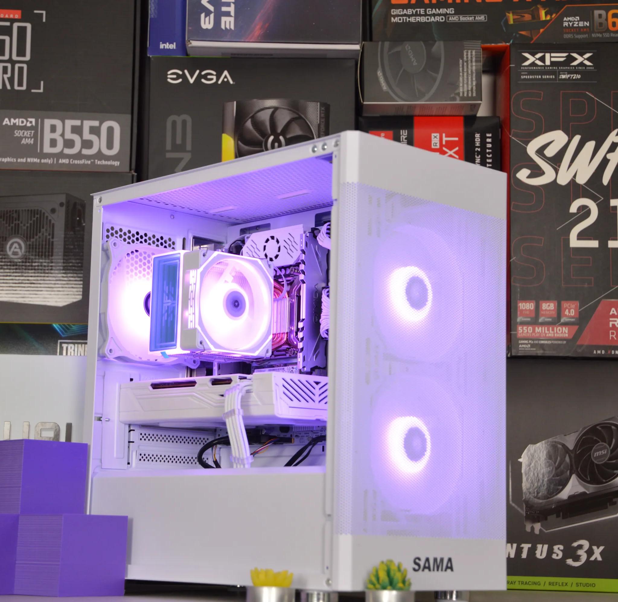 ⚪⚪| RX 580 8GB | INTEL XEON E5 2670 V3 | 16GB DDR4 RAM | 512GB NVME SSD | Ice Frost |