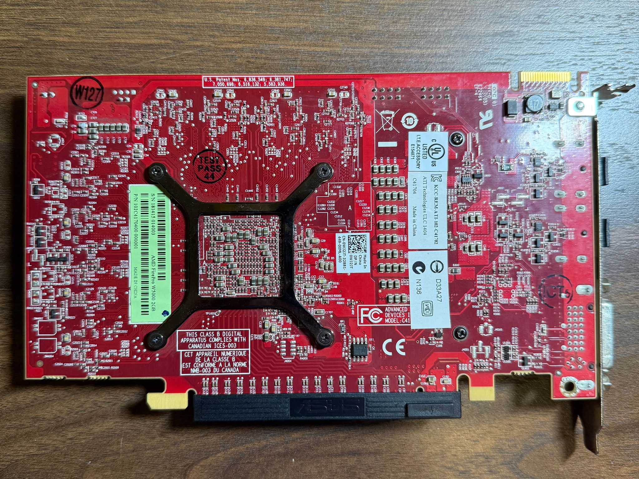AMD FirePro W5000 2GB GDDR5 Low Profile Graphics Card