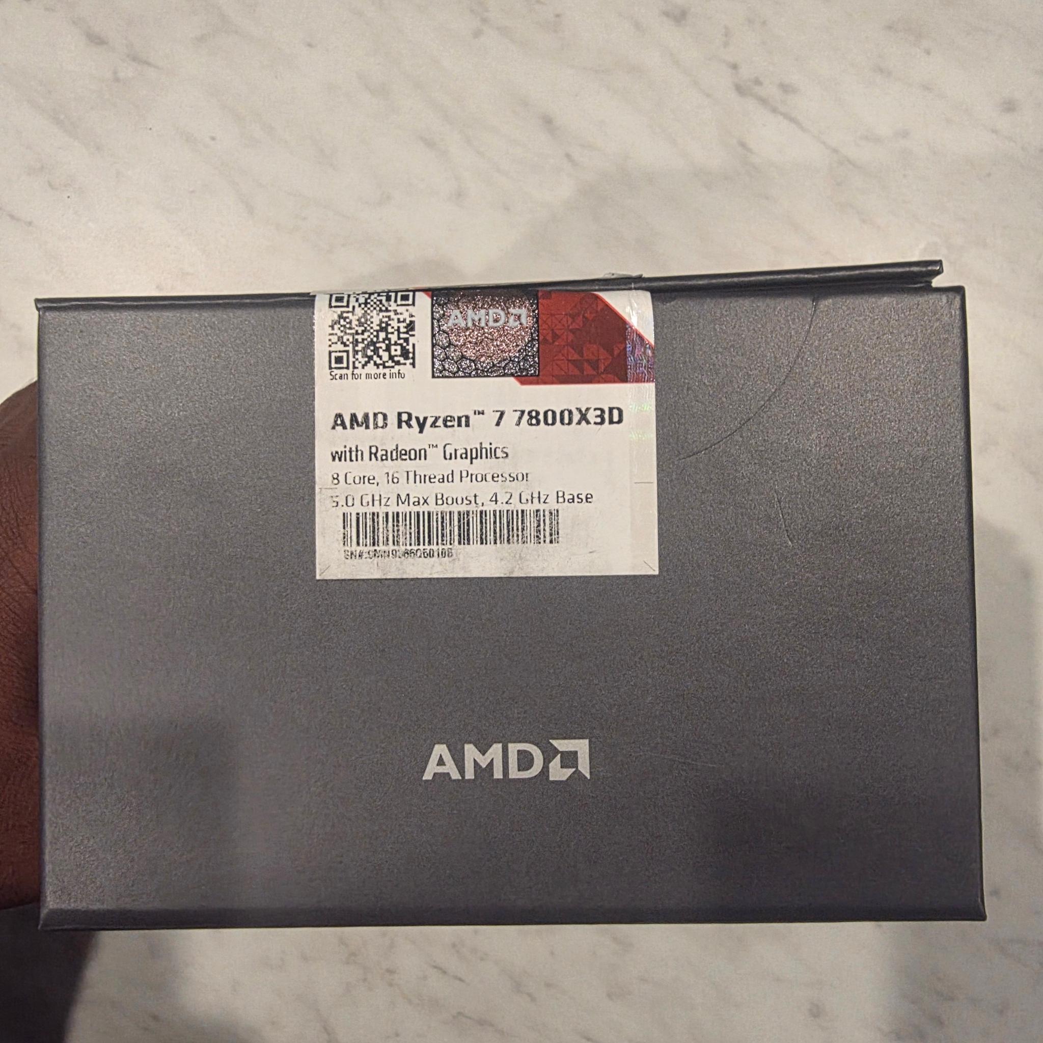 Amd ryzen 7800x3d