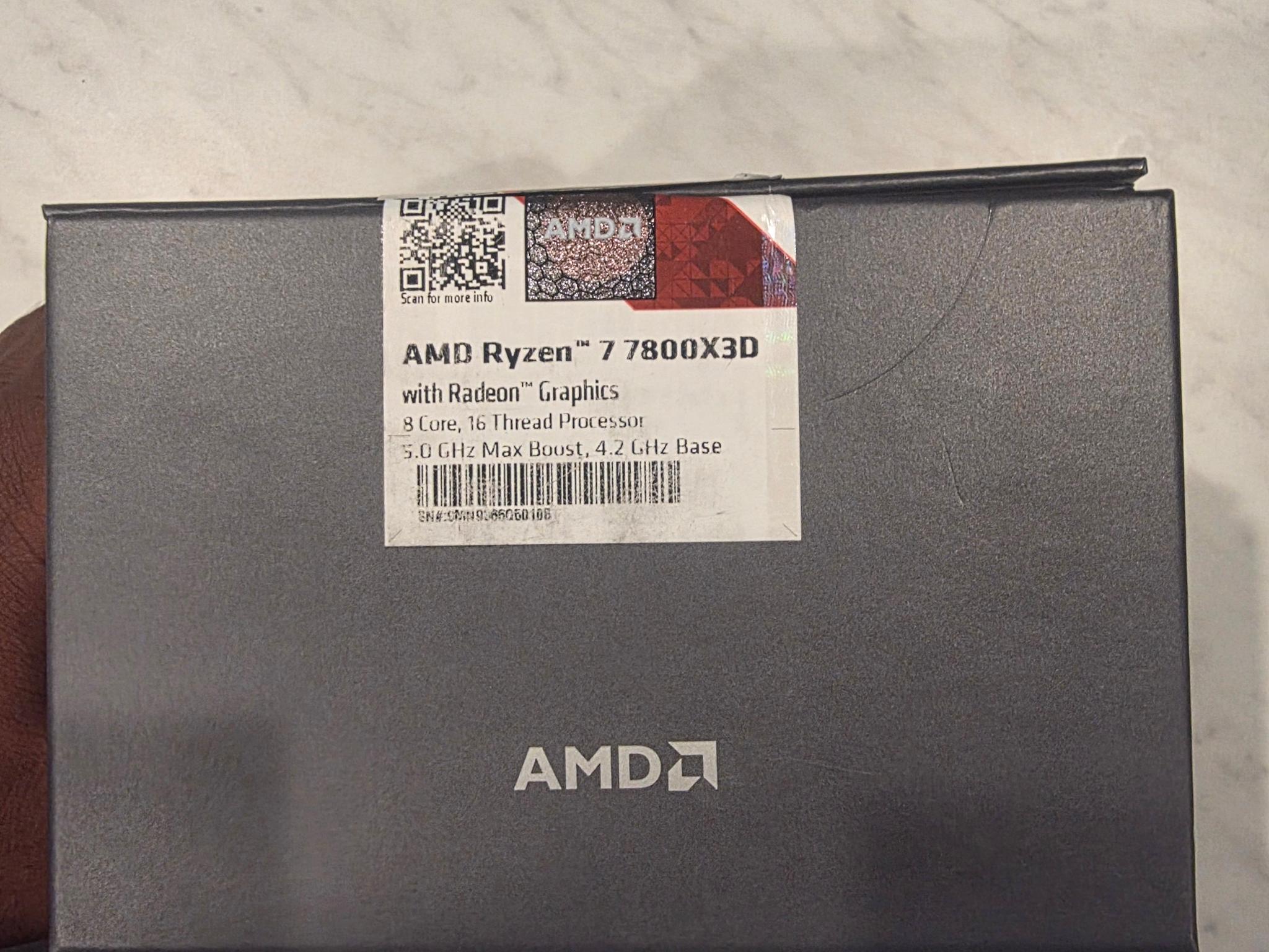 Amd ryzen 7800x3d