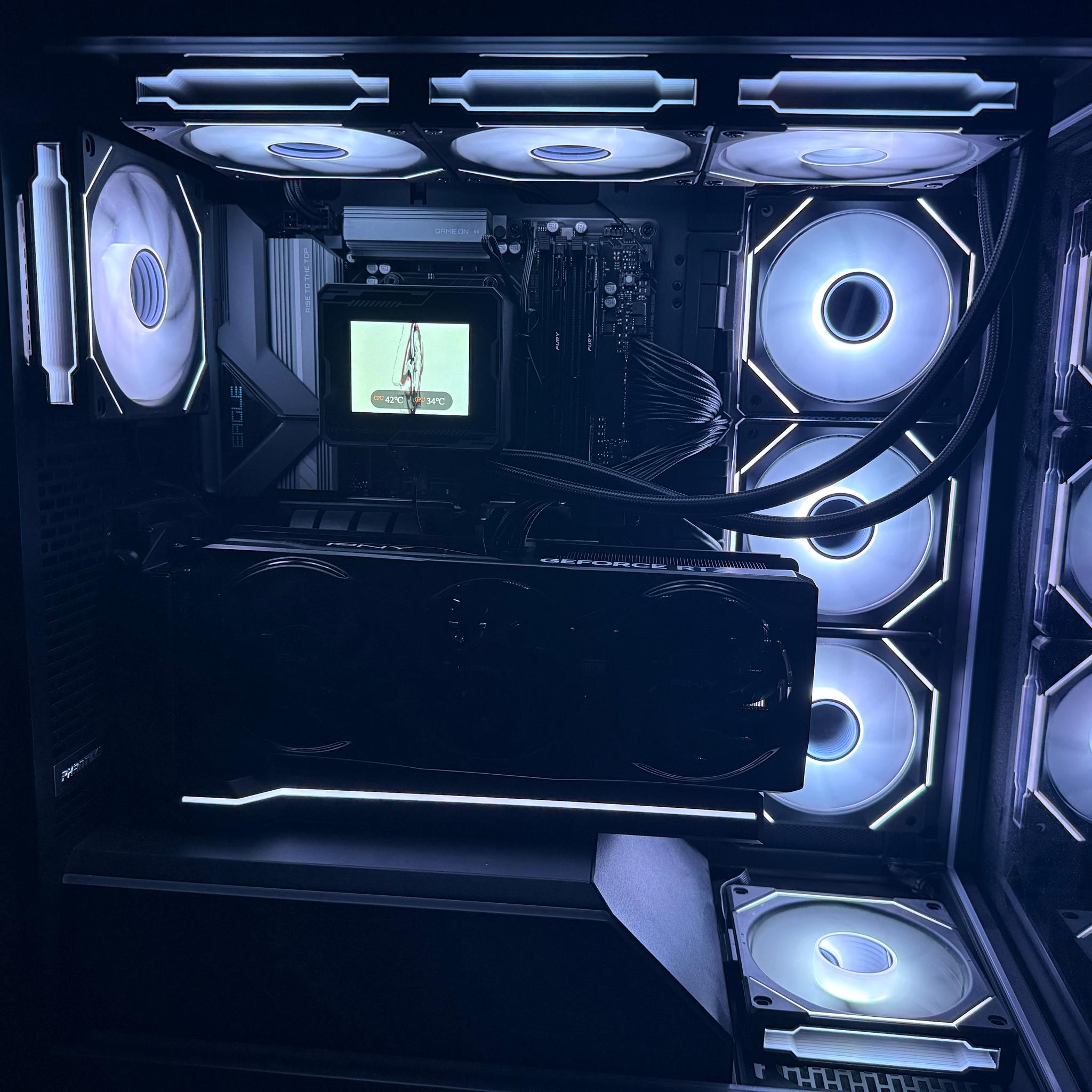 Custom Gaming PC Build | NVIDIA RTX 5070 ti | 32GBs Ram DDR5 | 2tb M.2 NVMe | AIO Cooler w display
