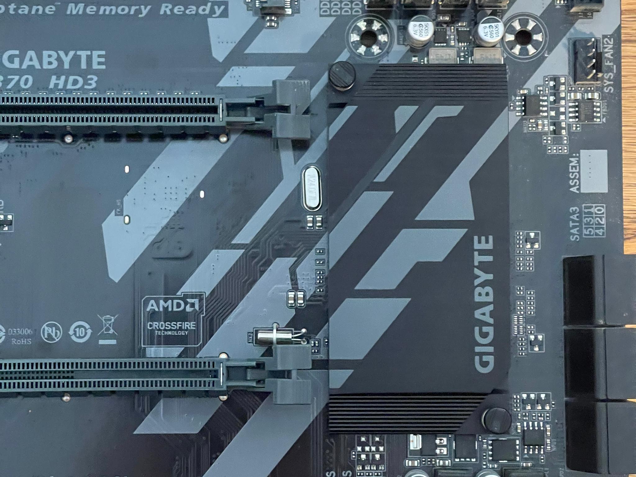 Used, Gigabyte z370 HD3, i7-8700, 16GB, 256GB