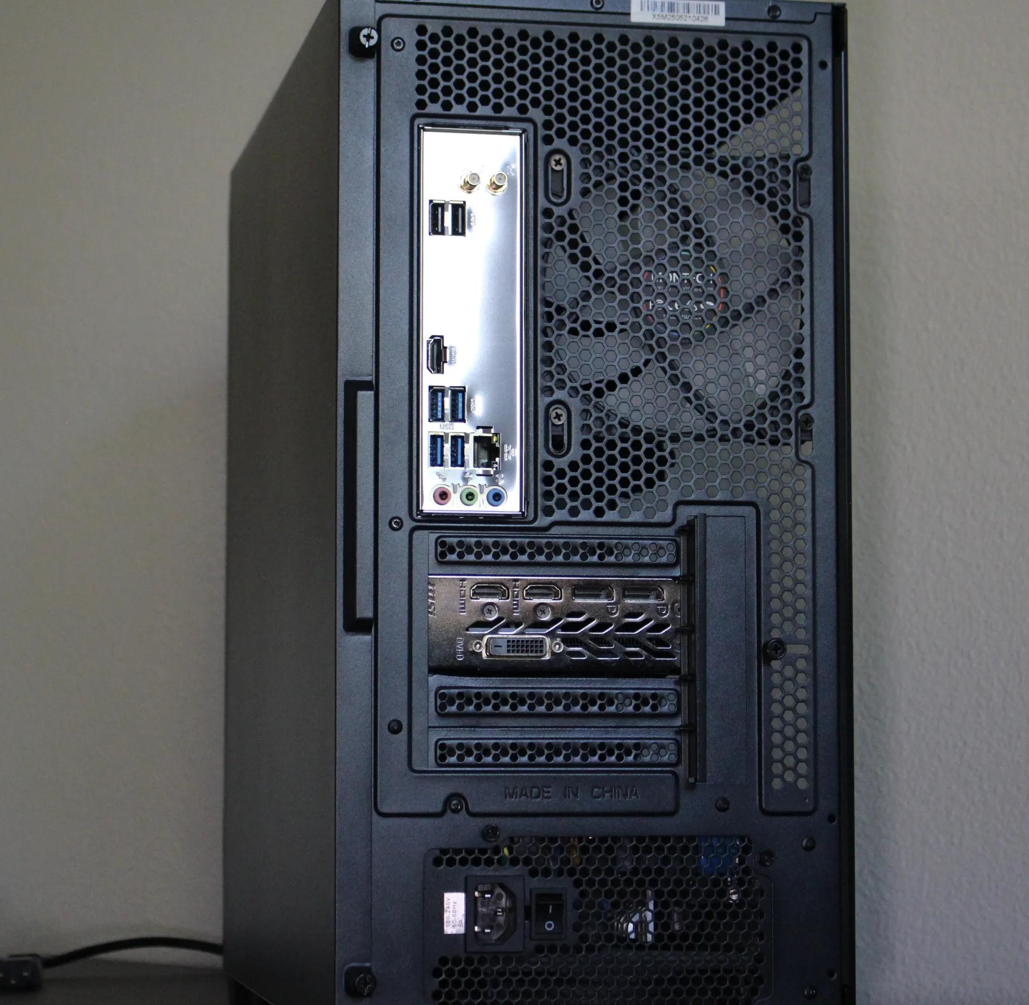Black Gaming PC | RX 580 | R5 2600 | 16GB Ram | 512GB SSD | Windows 11 Pro | WiFi & BLE