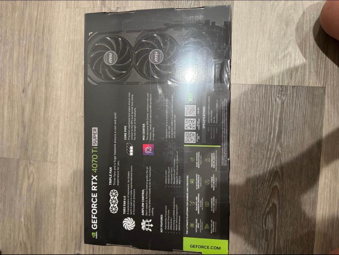 Sealed 4070ti Super