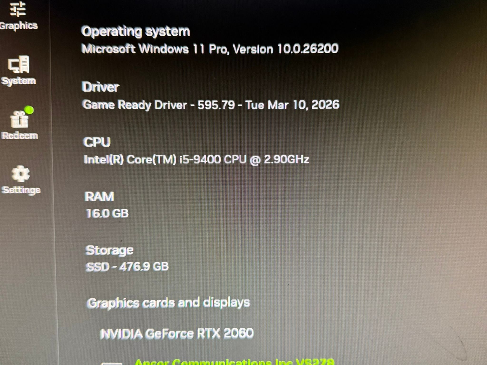 1080p Beast on a Budget | RTX 2060 | Intel I5 9400 | 16GB DDR4 | 512GB M.2 SATA | WIFI
