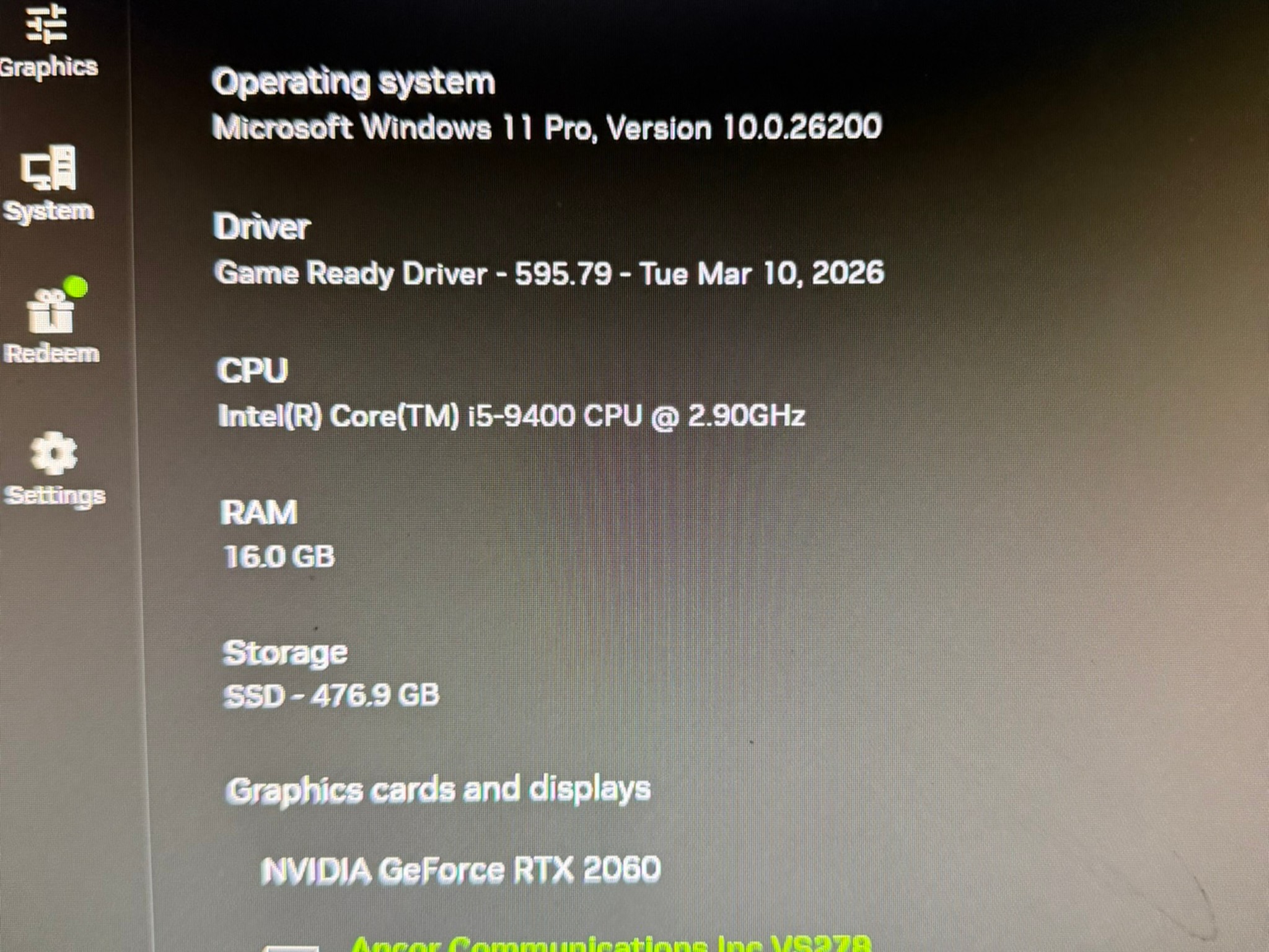 1080p Beast on a Budget | RTX 2060 | Intel I5 9400 | 16GB DDR4 | 512GB M.2 SATA | WIFI