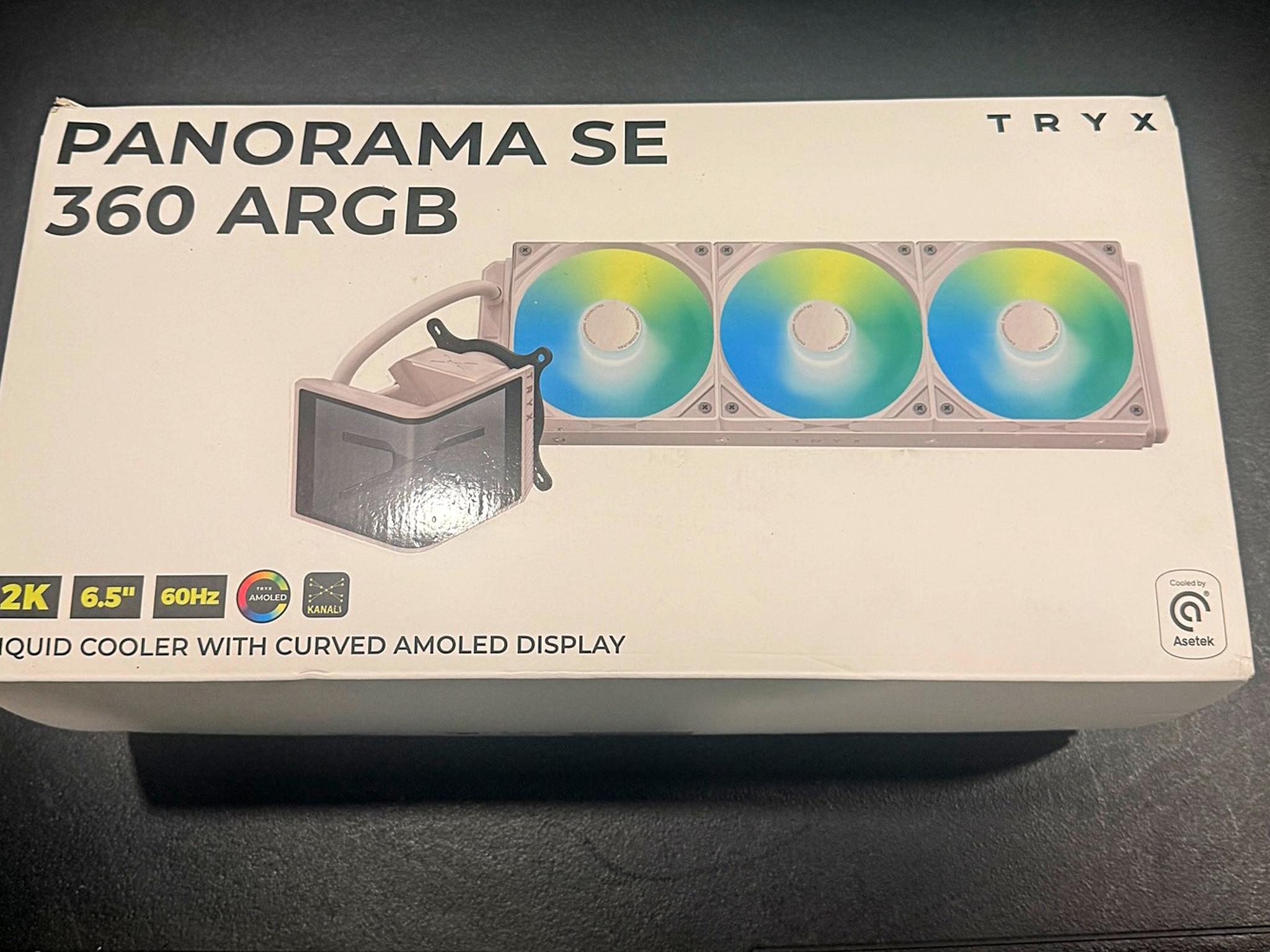 TRYX Panorama SE 360 ARGB Liquid CPU Cooler, White
