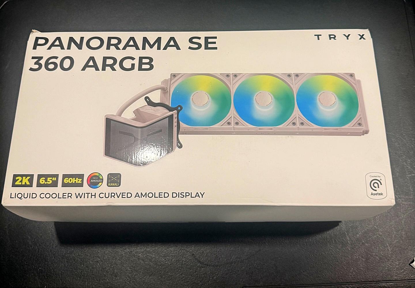 TRYX Panorama SE 360 ARGB Liquid CPU Cooler, White