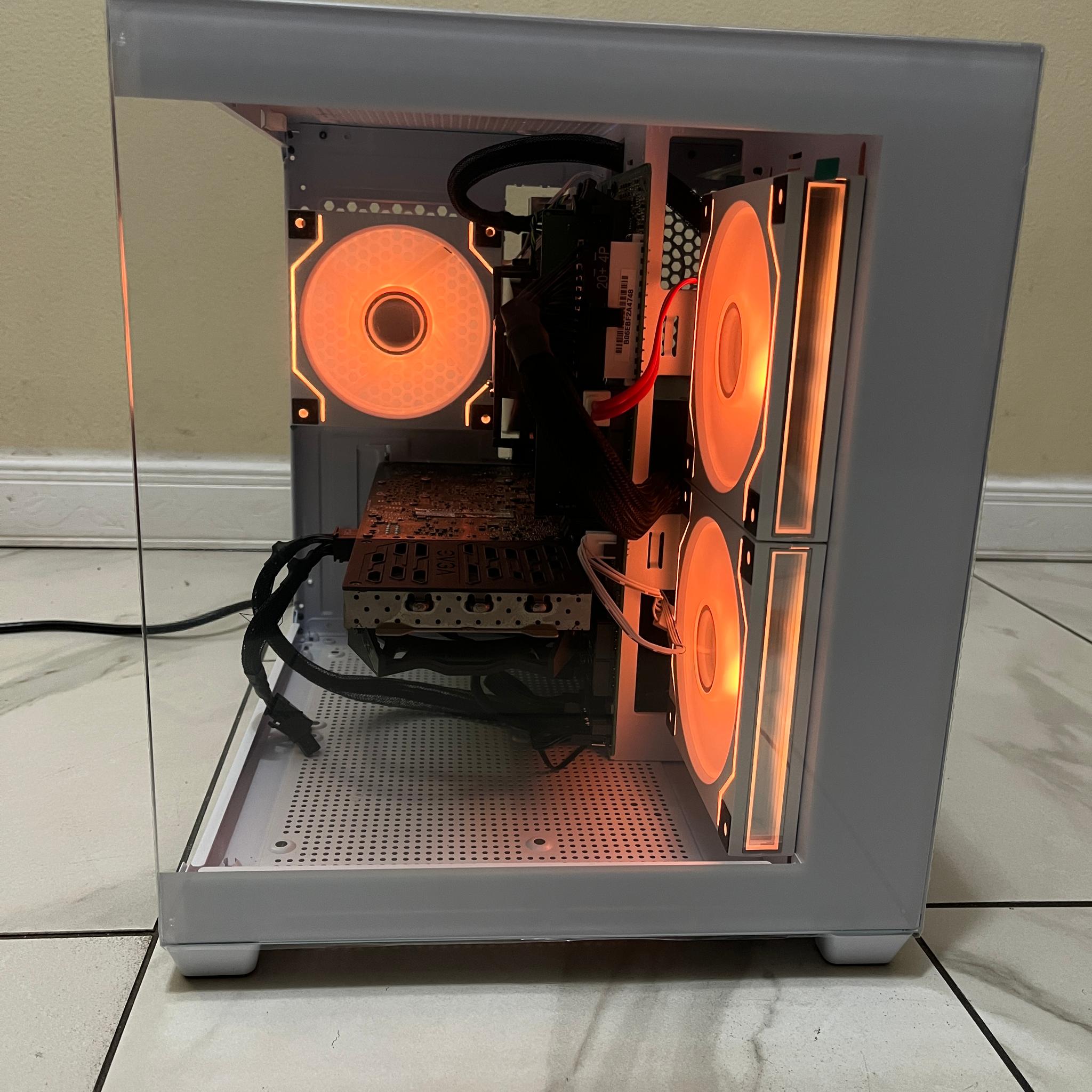 🟠🔥RTX 2060, Intel i5-7400, 16GB RAM,  500 GB SSD, High Performance RGB Gaming PC w/ Remote 🖥️