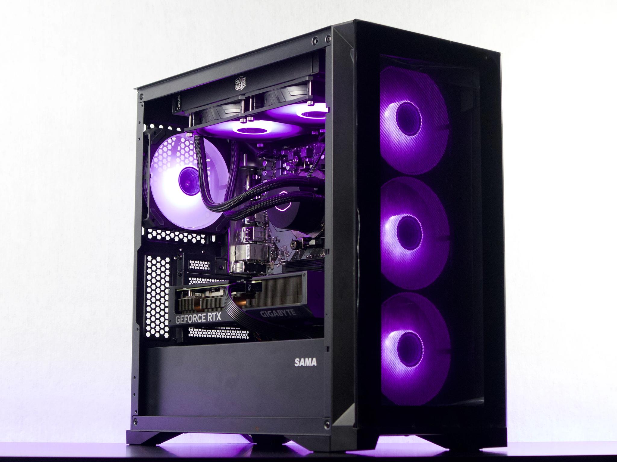 🌩️ 💙🖤💜 Gaming PC | RTX 4070 🟣 Ryzen 5 7500F ⚫ 32GB RAM 🔵 1TB NVMe 🌩️