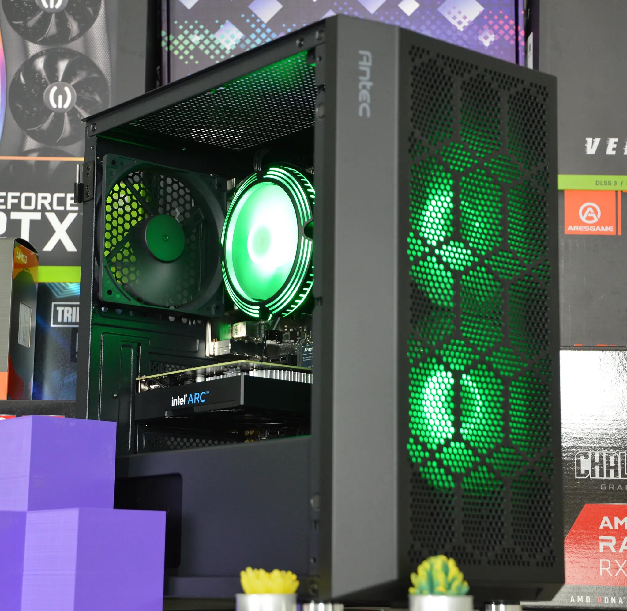 ⚡⚡ | ARC A380 6GB | RYZEN 5 3600 | 16GB DDR4 RAM | 1TB NVME SSD | Electric Arc |