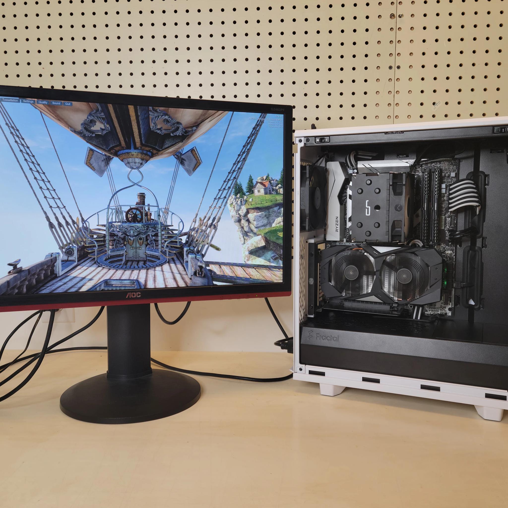 ⬜️⬛️⬜️ "Sweet 16" 1660 Super + R5 1600 Gaming PC