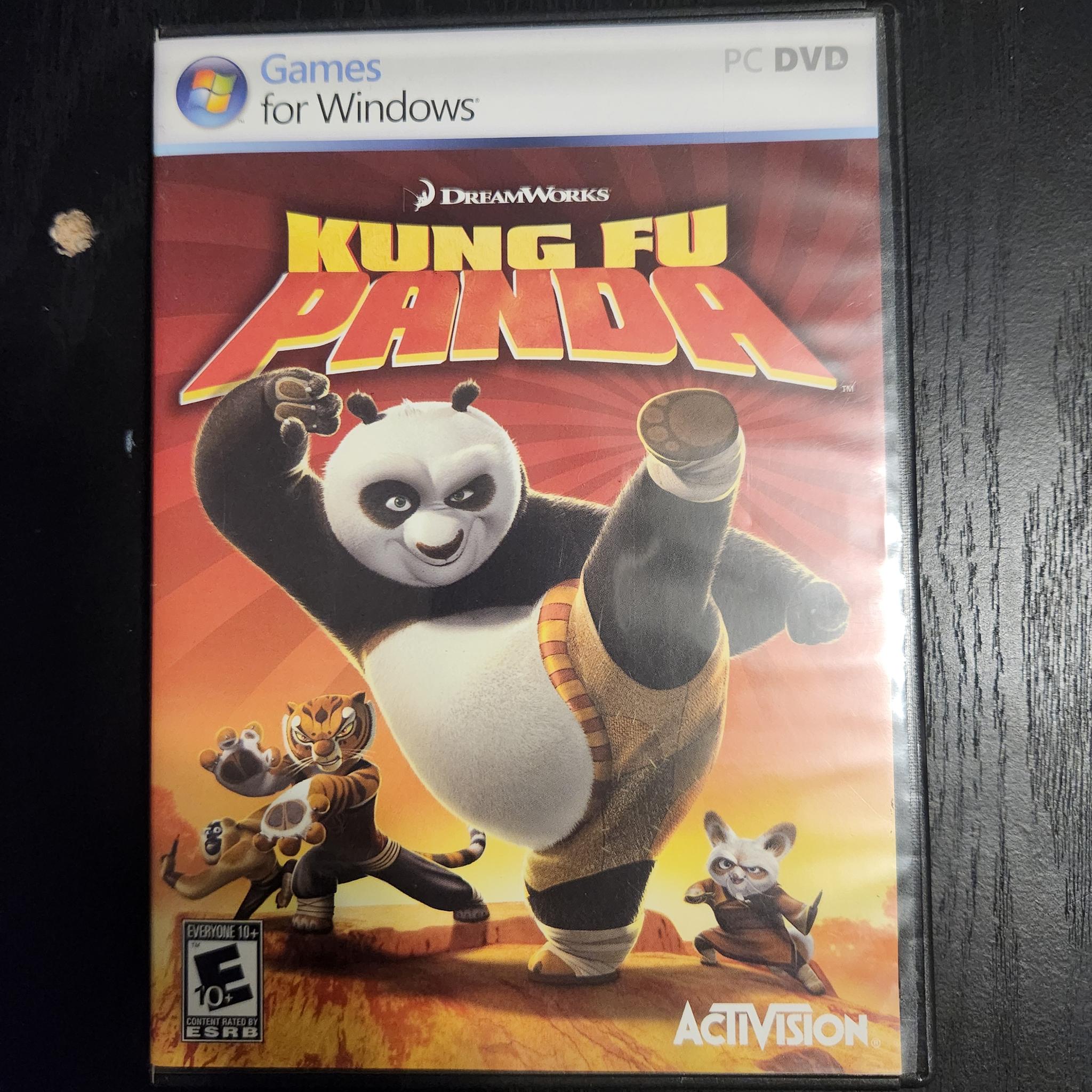 Kung Fu Panda retro game DVD ready to play