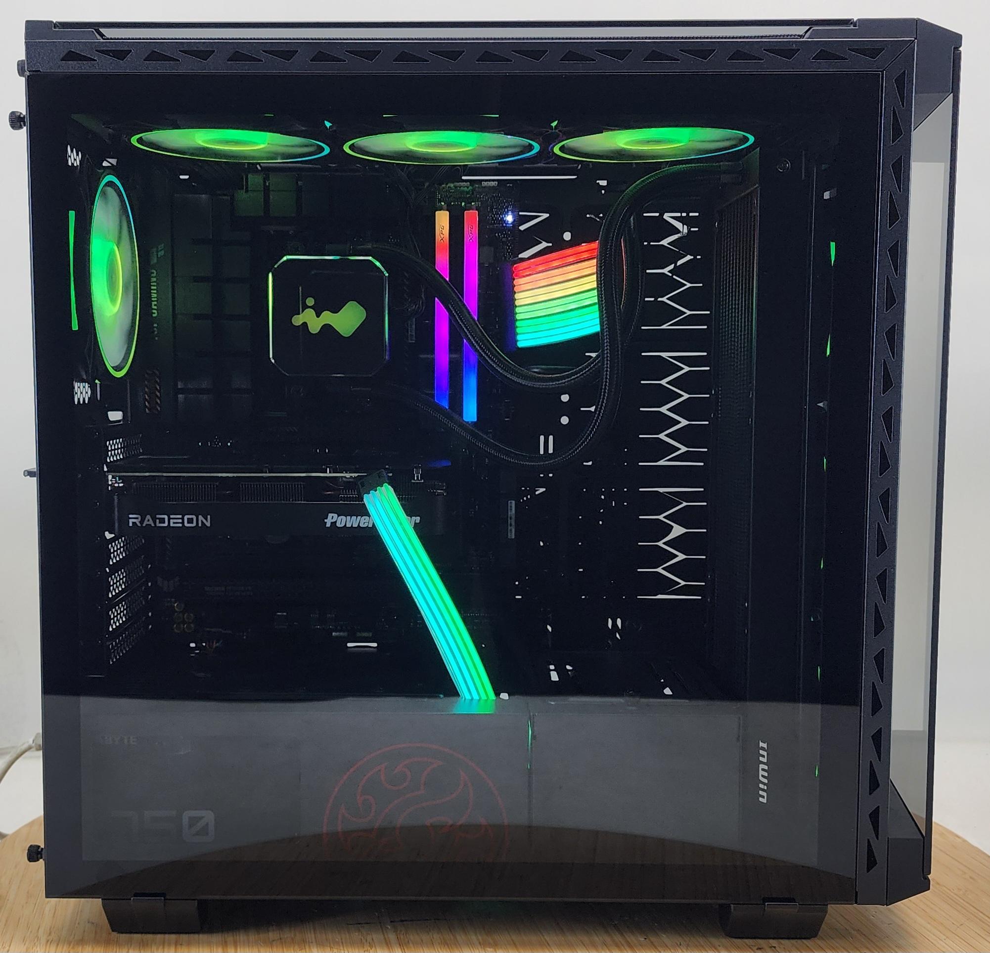 Gaming PC Ryzen 7 9700X 32GB RAM 1TB SSD 9060 XT 16GB Windows 11 Computer