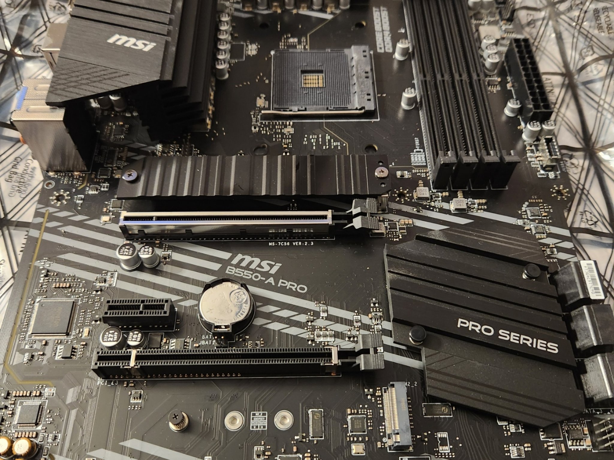 LIKE NEW B550-A PRO MOTHERBOARDS