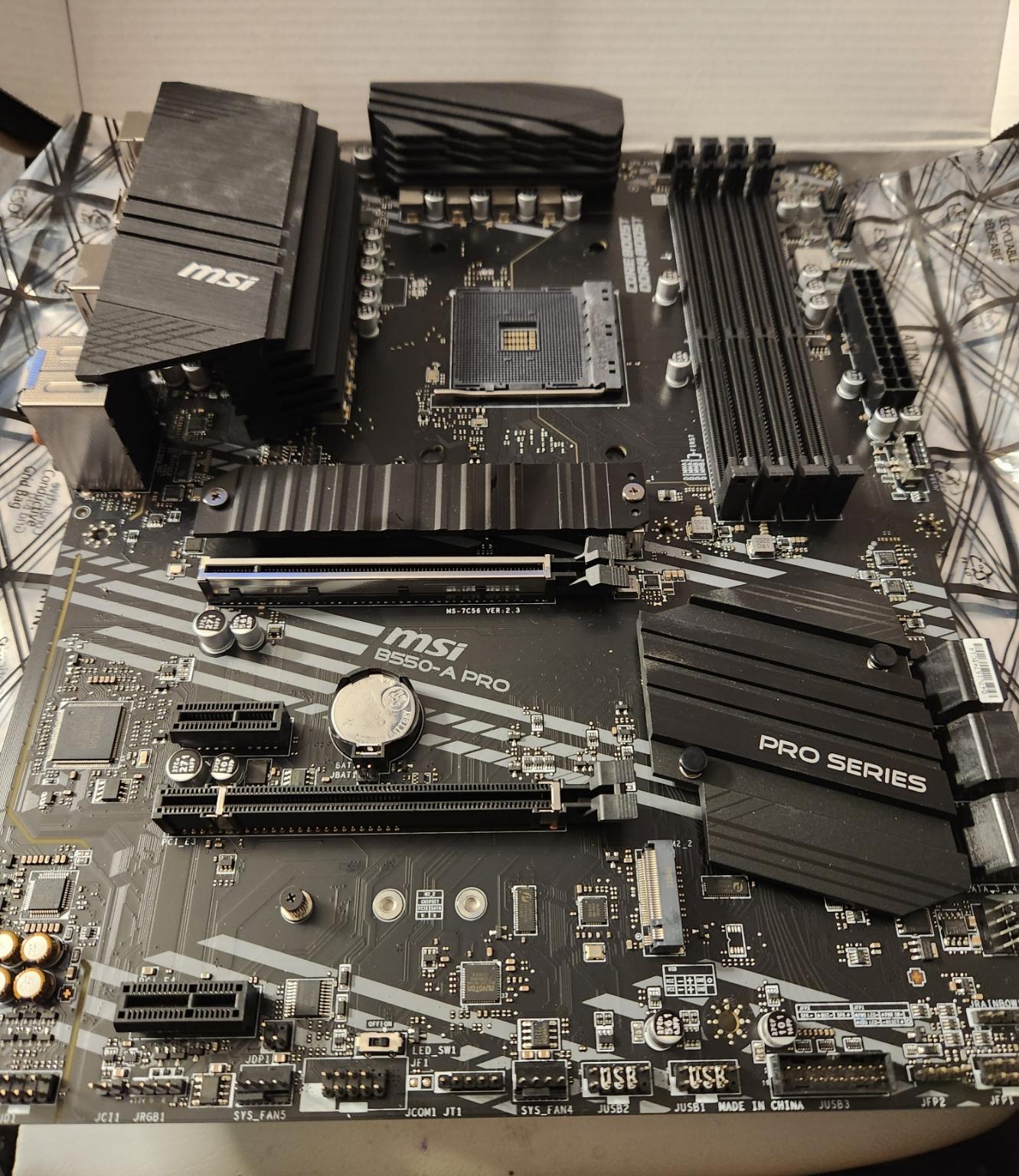 LIKE NEW B550-A PRO MOTHERBOARDS