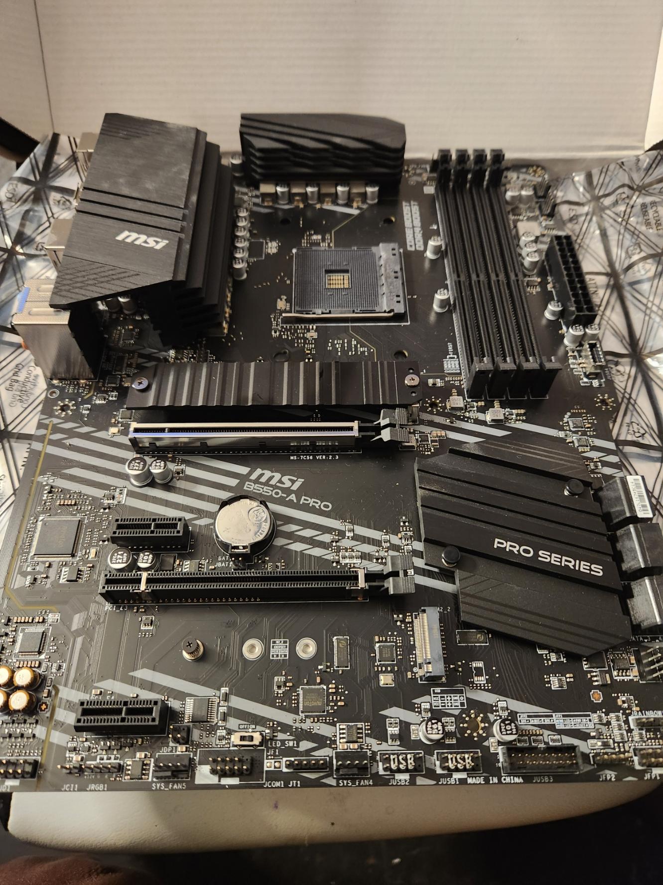 LIKE NEW B550-A PRO MOTHERBOARDS