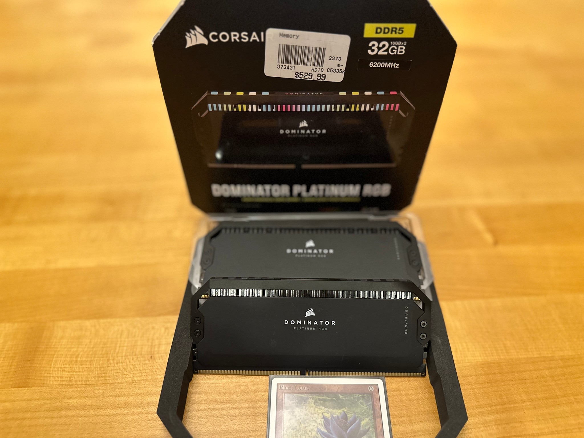 Corsair Dominator Platinum 2x16gb DDR5 6200cl36