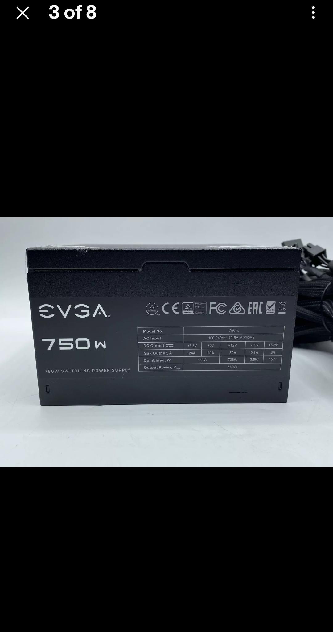 EVGA 750w