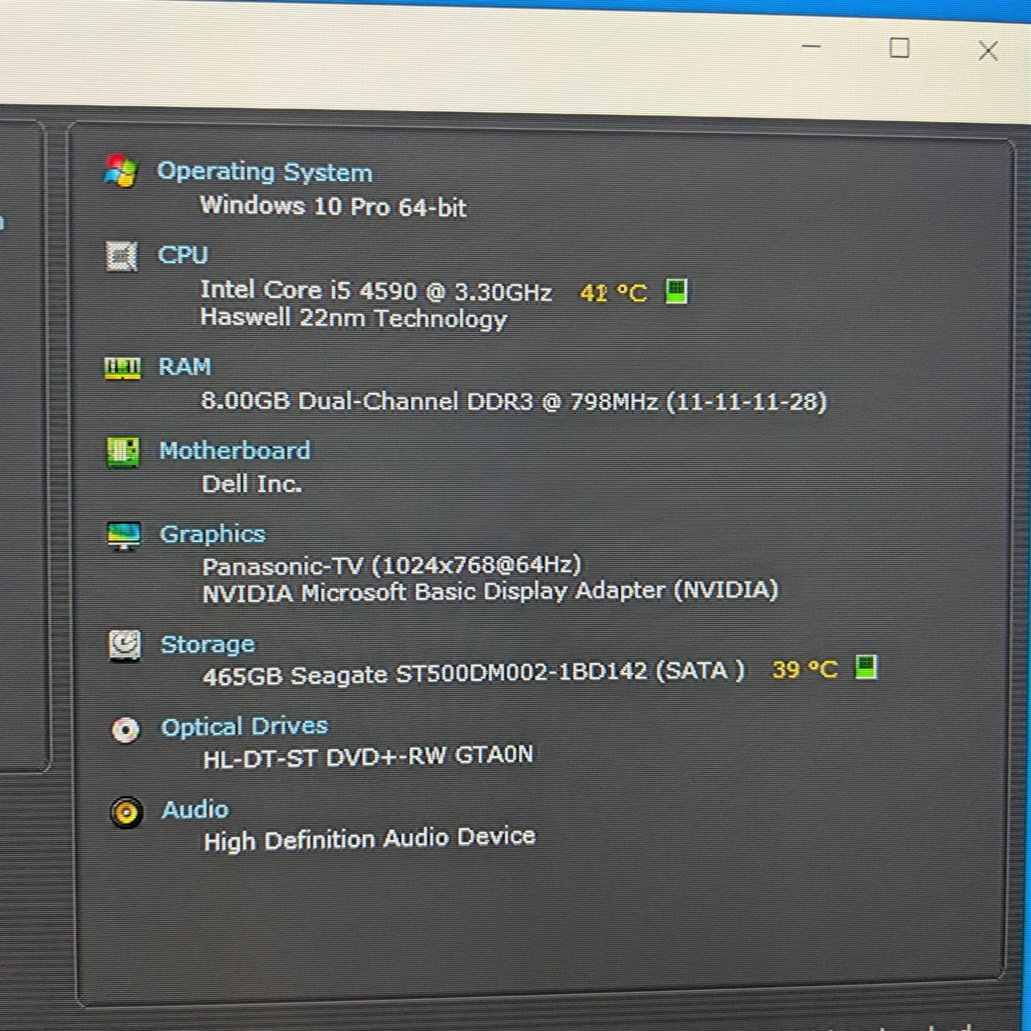 Ultra Budget PC | i5-4570, 8GB RAM, 500GB HDD, 2GB Nvidia K620, Win10