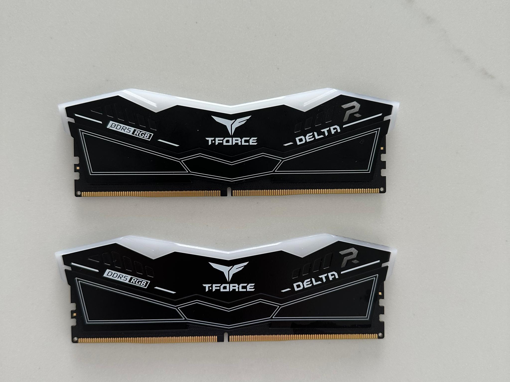 TEAMGROUP T-Force Delta RGB DDR5 32GB (2x16GB) 6000MHz CL38 Desktop RAM