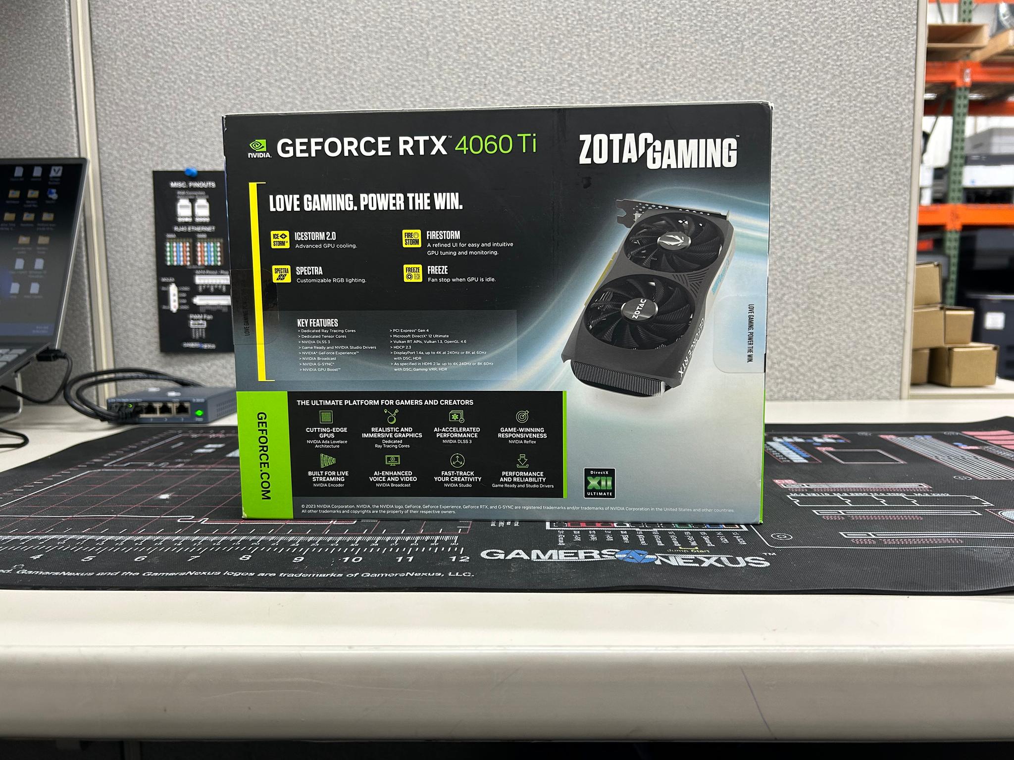 Zotac RTX 4060ti Twin Edge OC 8GB