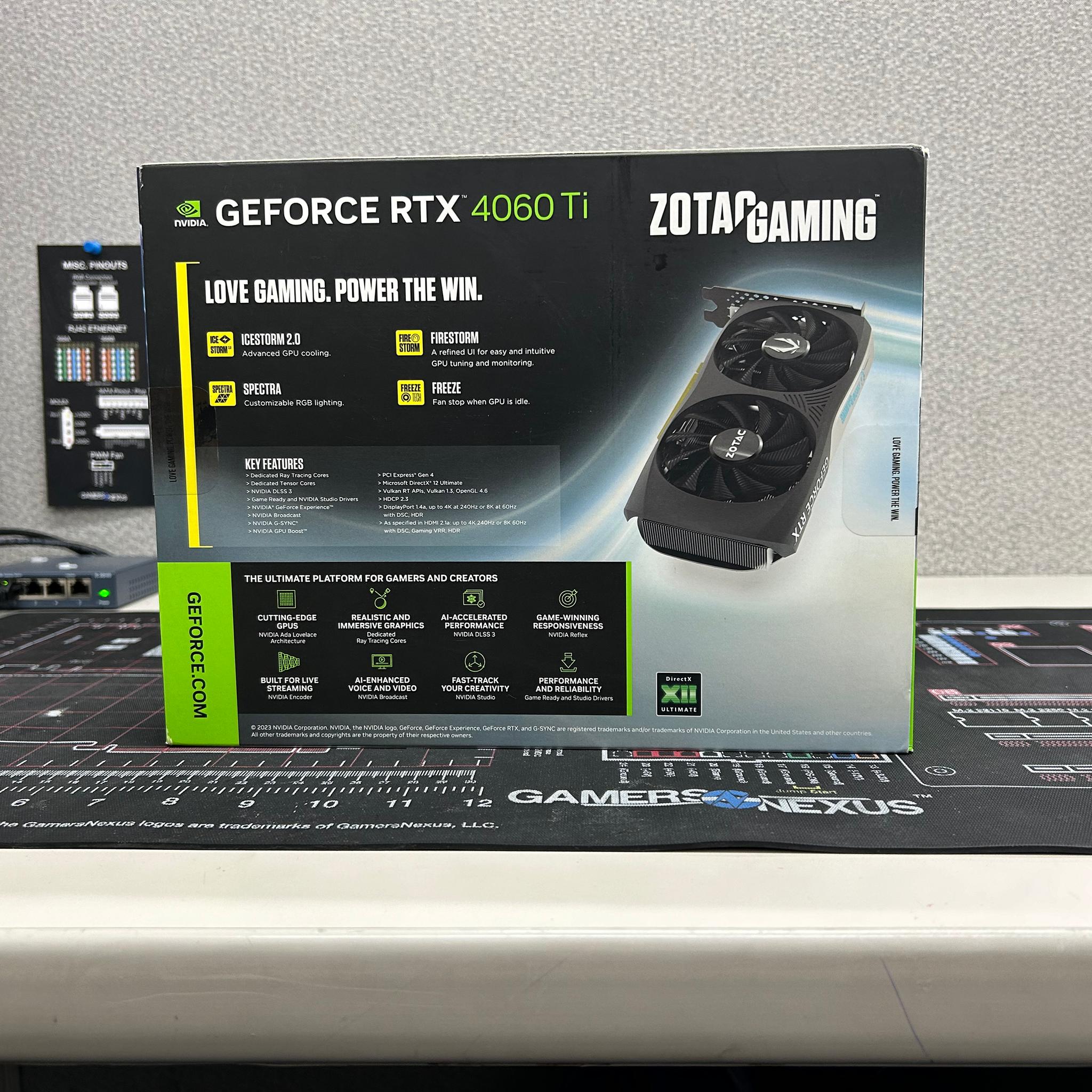 Zotac RTX 4060ti Twin Edge OC 8GB