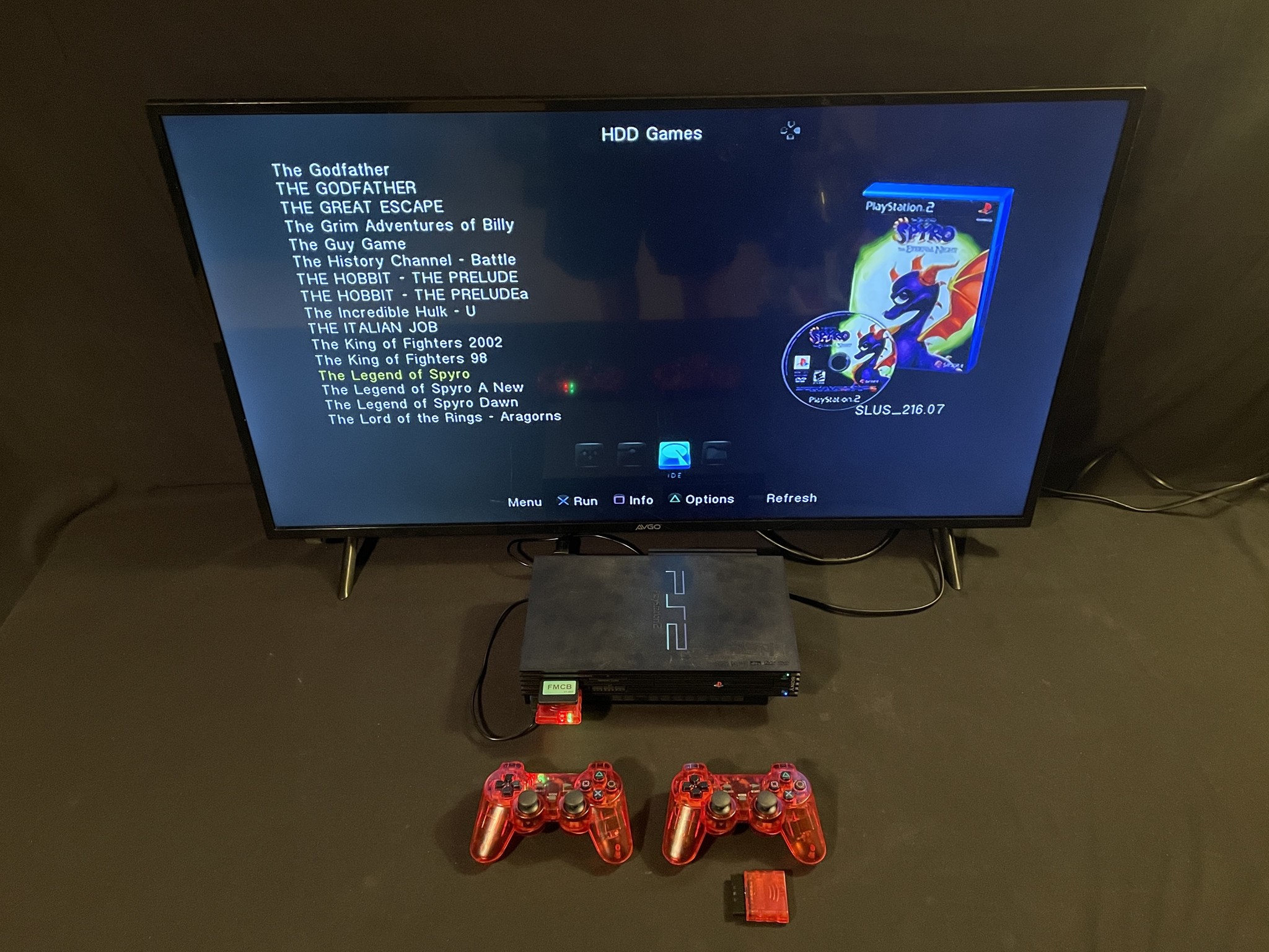 Playstation 2 Ps2 4TB Drive, 2 Wireless Controllers, Games, Hdmi Accessories