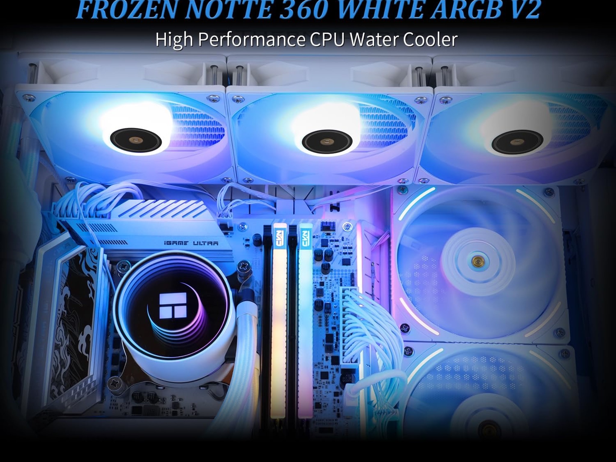 AIO Cooler Thermalright Frozen Notte 360 White ARGB
