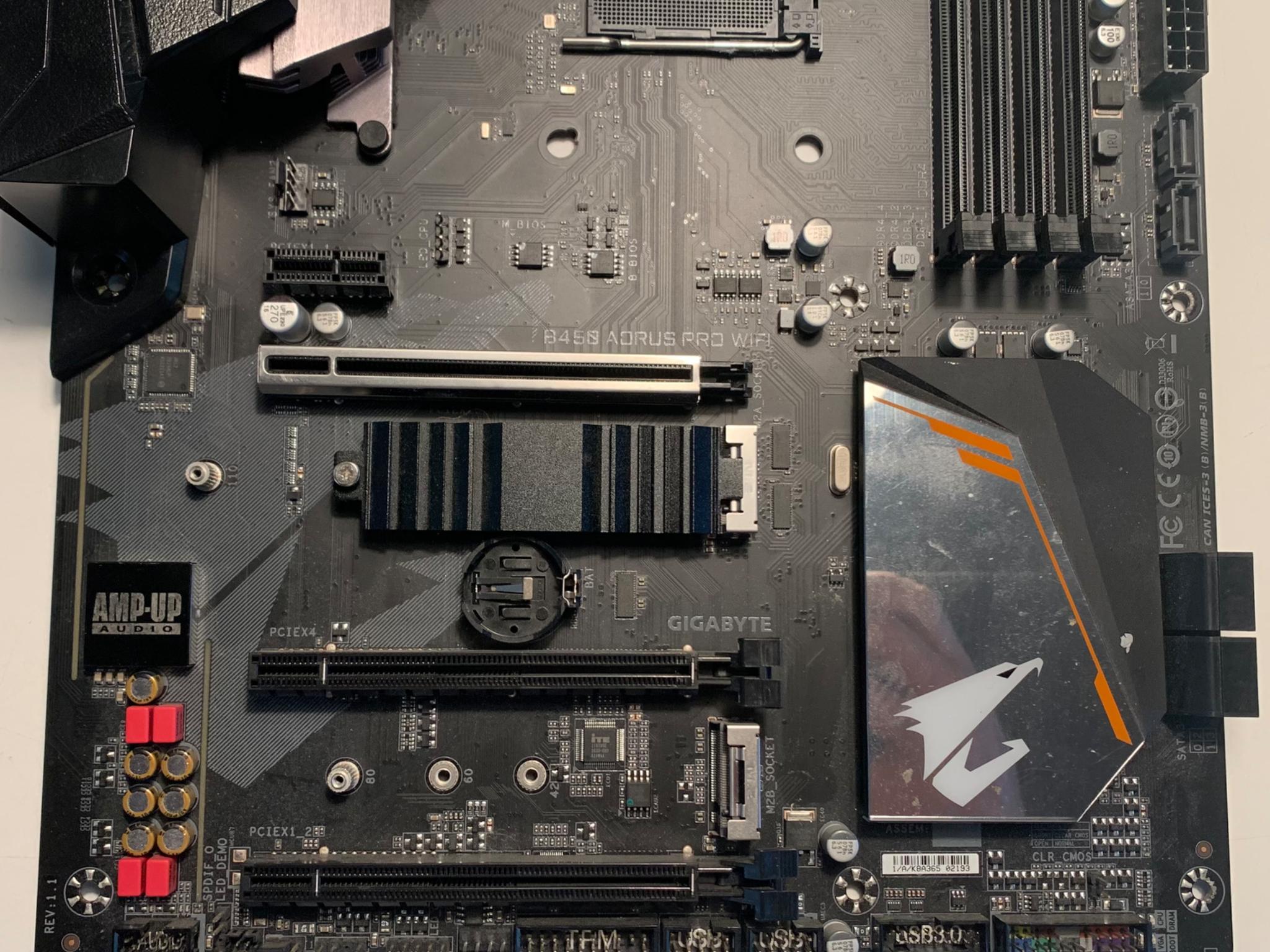 2 B450 Motherboards - FOR PARTS!!!