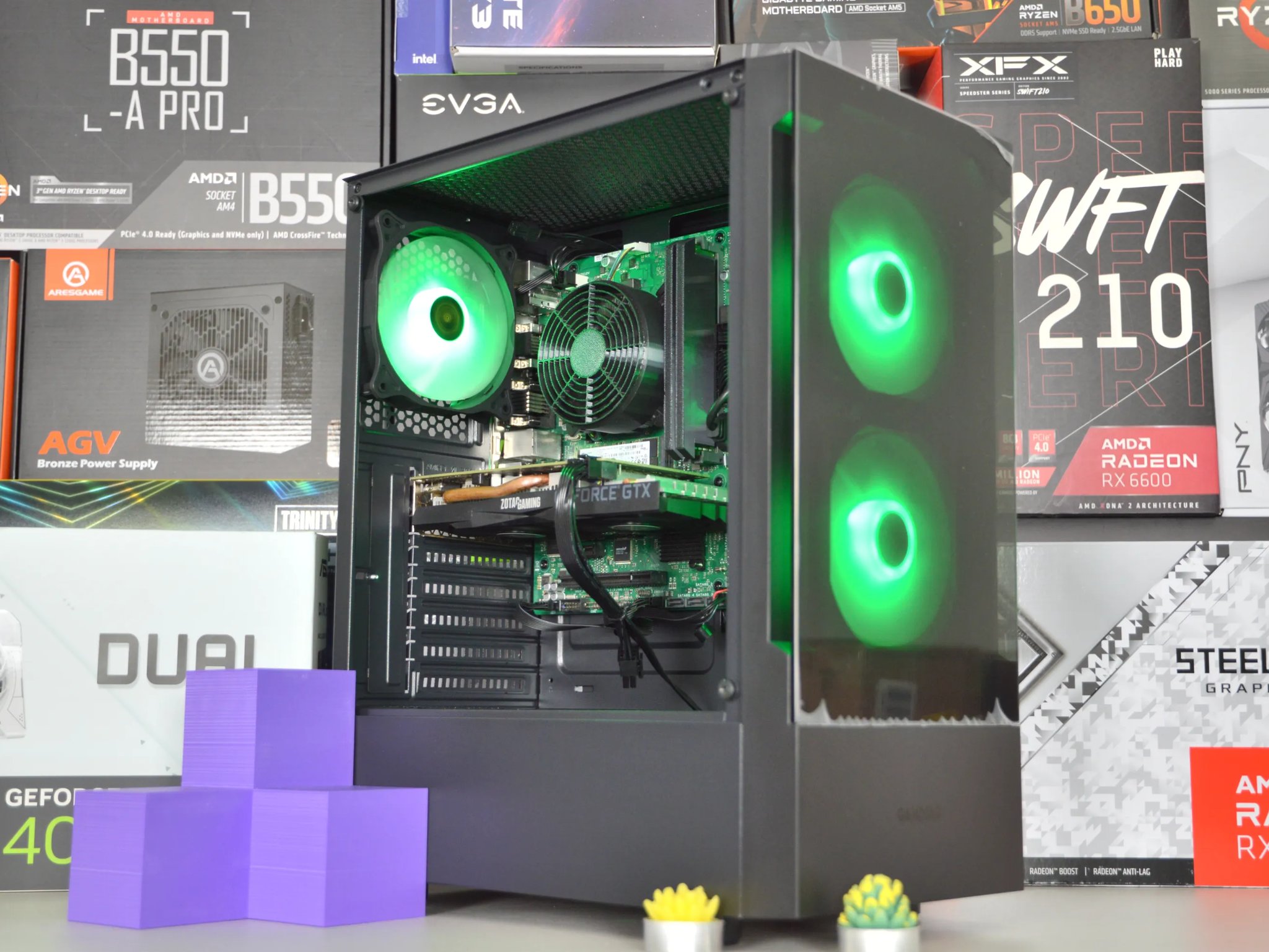 🟩⬛| GTX 1660 6GB | INTEL i5-8400 | 16GB DDR4 RAM | 512 GB NVME SSD | Emerald of Darkness |