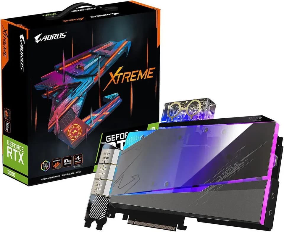 Gigabyte AORUS GeForce RTX 3080 XTREME WATERFORCE 10G