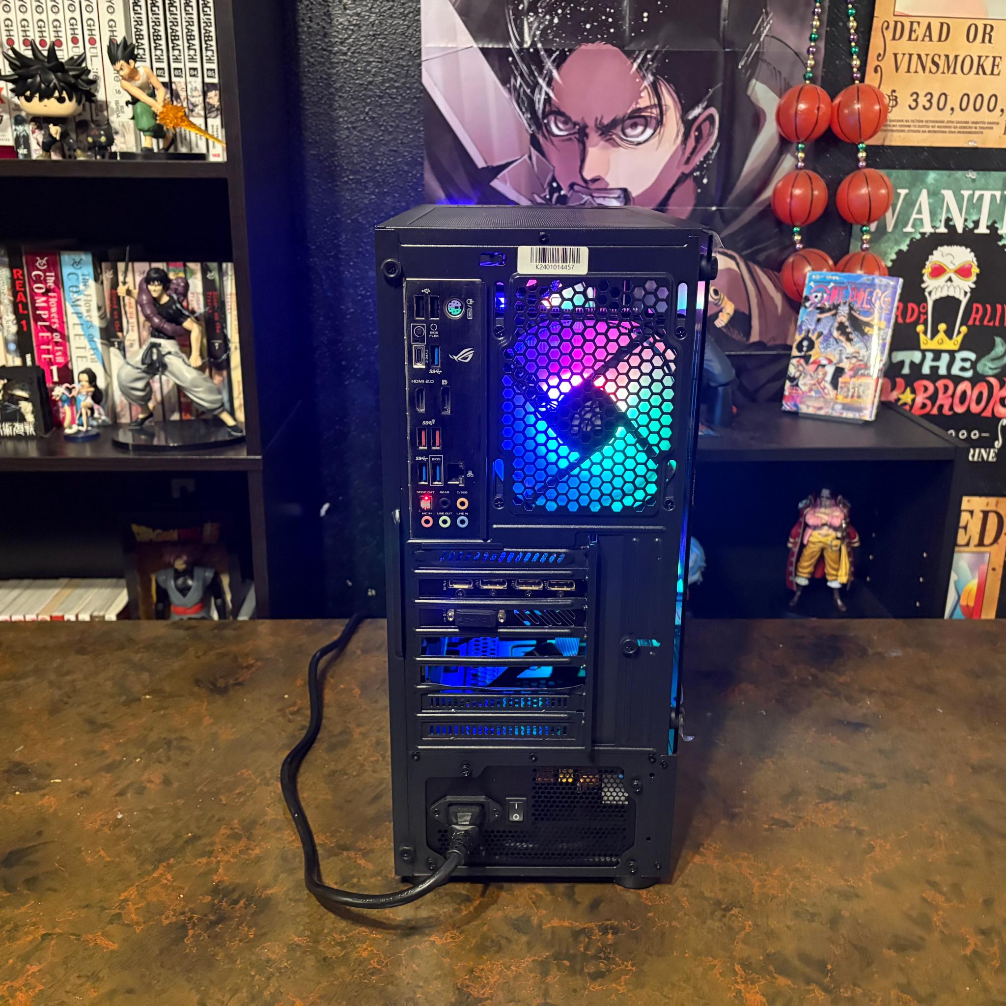 Gaming PC AMD Ryzen 5 3600 GTX 1080 RGB Glass Panel Windows 11 Smooth Gameplay