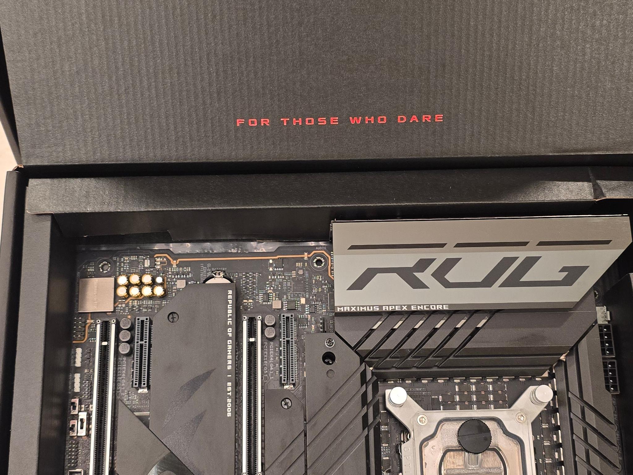 ASUS ROG MAXIMUS APEX ENCORE Z790 w/ Intel 14900KS & G.SKILL 48GB DDR5-8400
