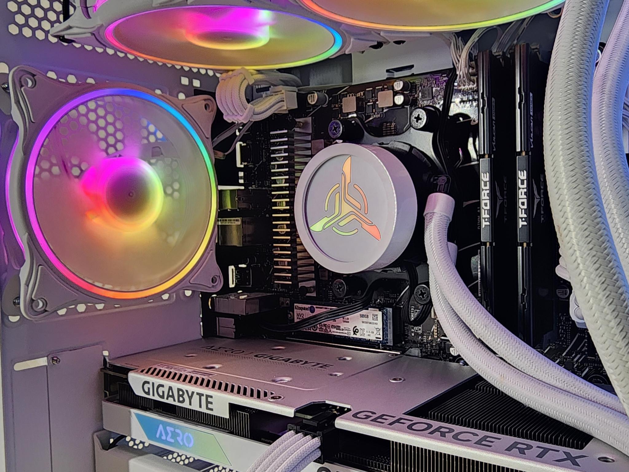 Gaming PC Ryzen 5 7600X 16GB RAM 500GB SSD RTX 4060 8GB Windows 11 Computer