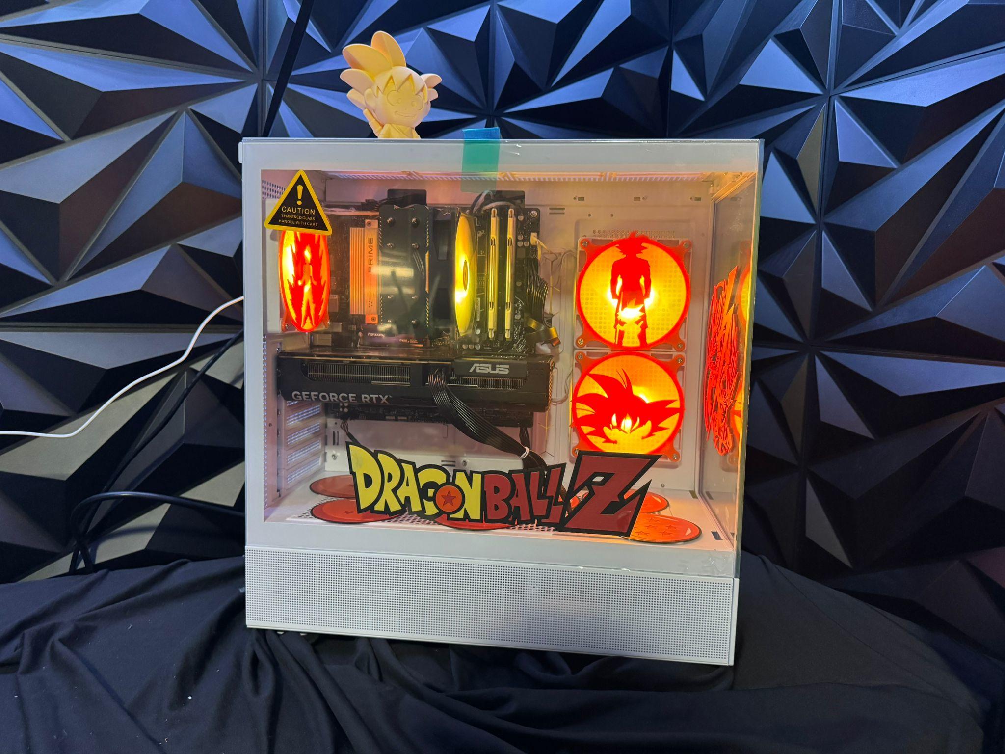 🔥 Son Goku Build 🐉⚡Ryzen 5 7500F | RTX 5060 | 32 GB DR55|1 TB NVMe|