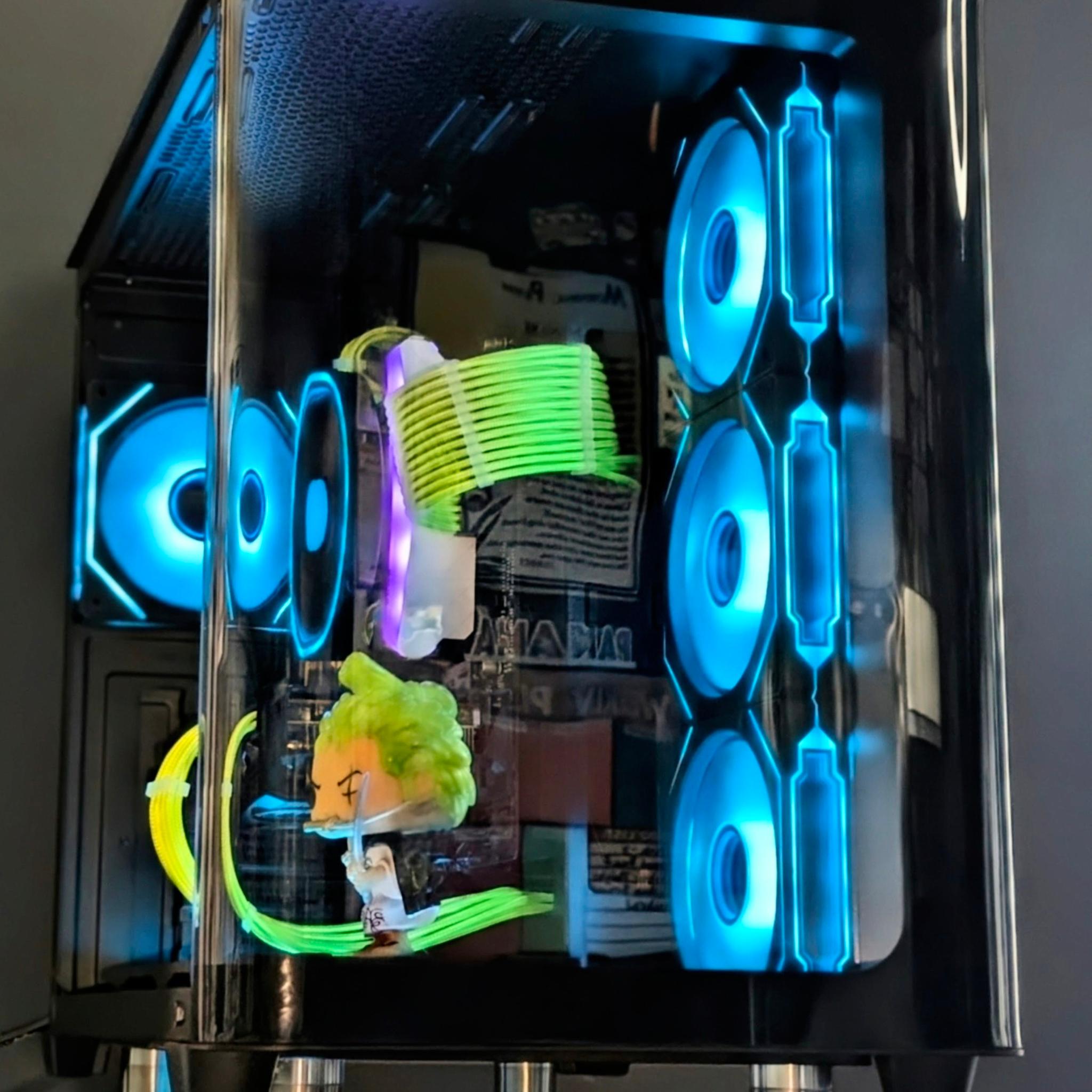 Roronoa Zoro "Headless" Gaming PC🖤RX 6700 10GB🖤Ryzen 5🖤16GB RAM🖤1TB SSD🖤 Wi-Fi 🖤 Windows 11