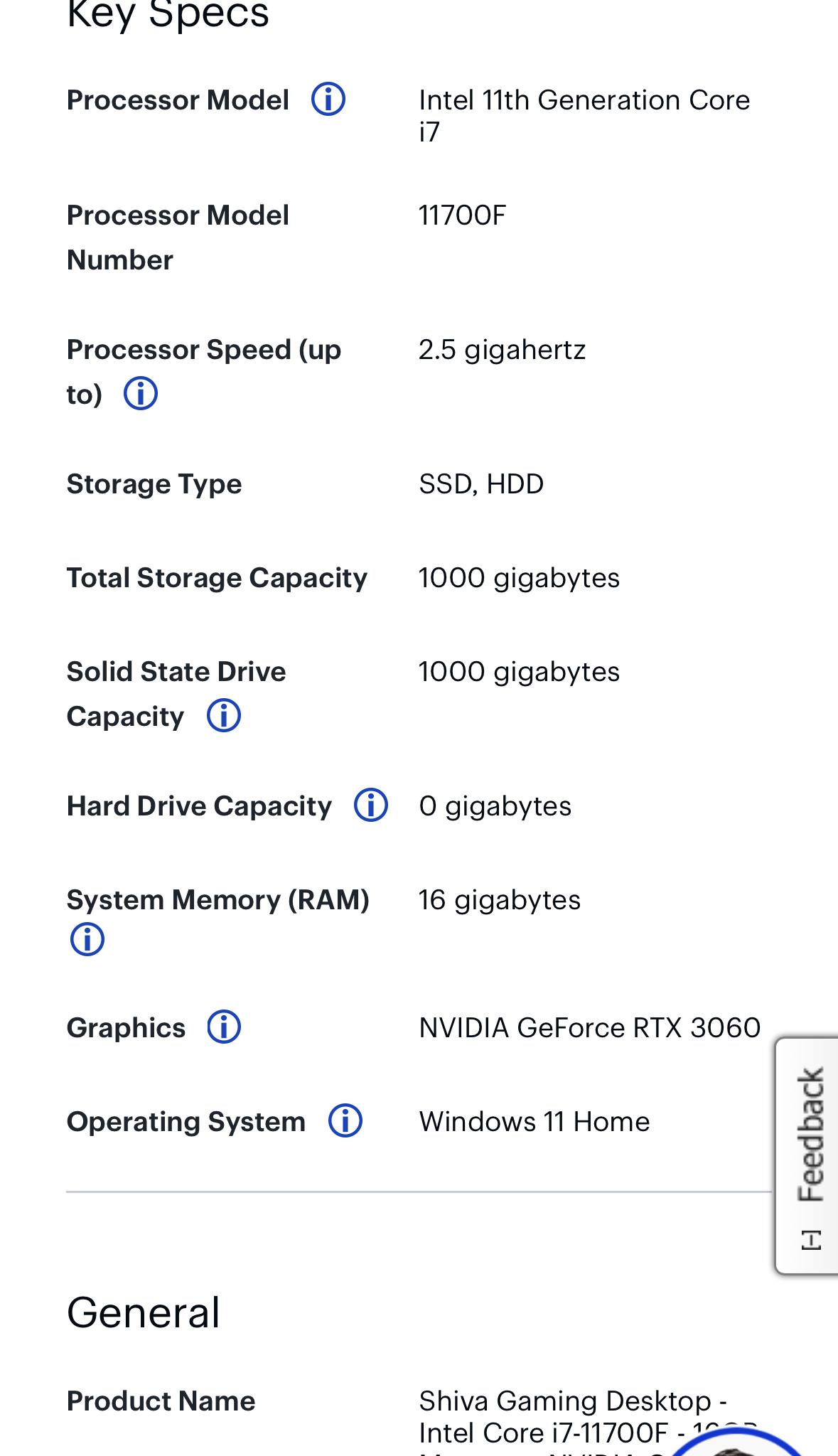 NVIDIA 3060 Intel i7-11700F