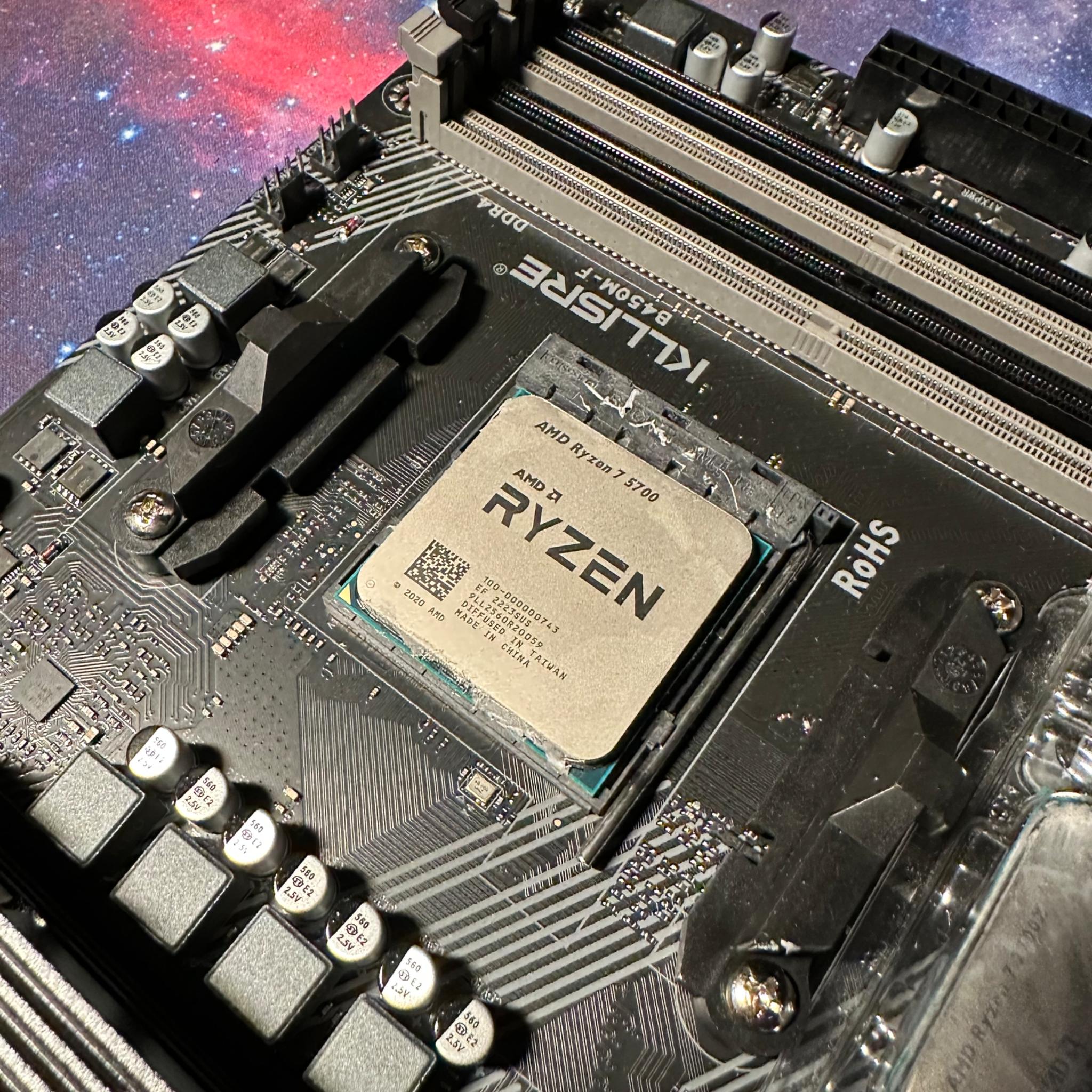 Ryzen 7 5700 | Ryzen 7 2700x | B450M-F