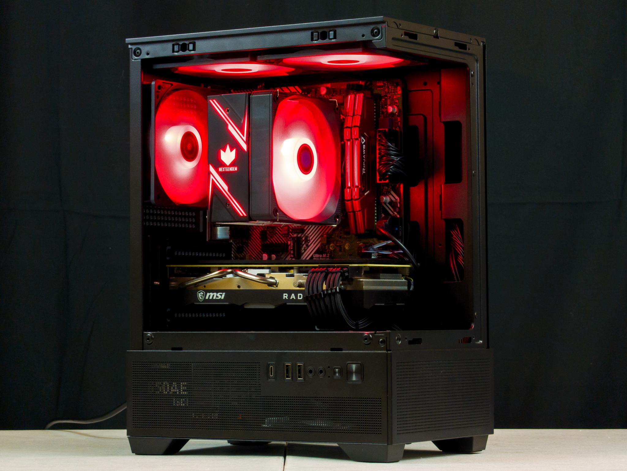 ❤️🖤 RX 5700XT / Ryzen 5 5500 / 16GB Gaming PC 🖤❤️