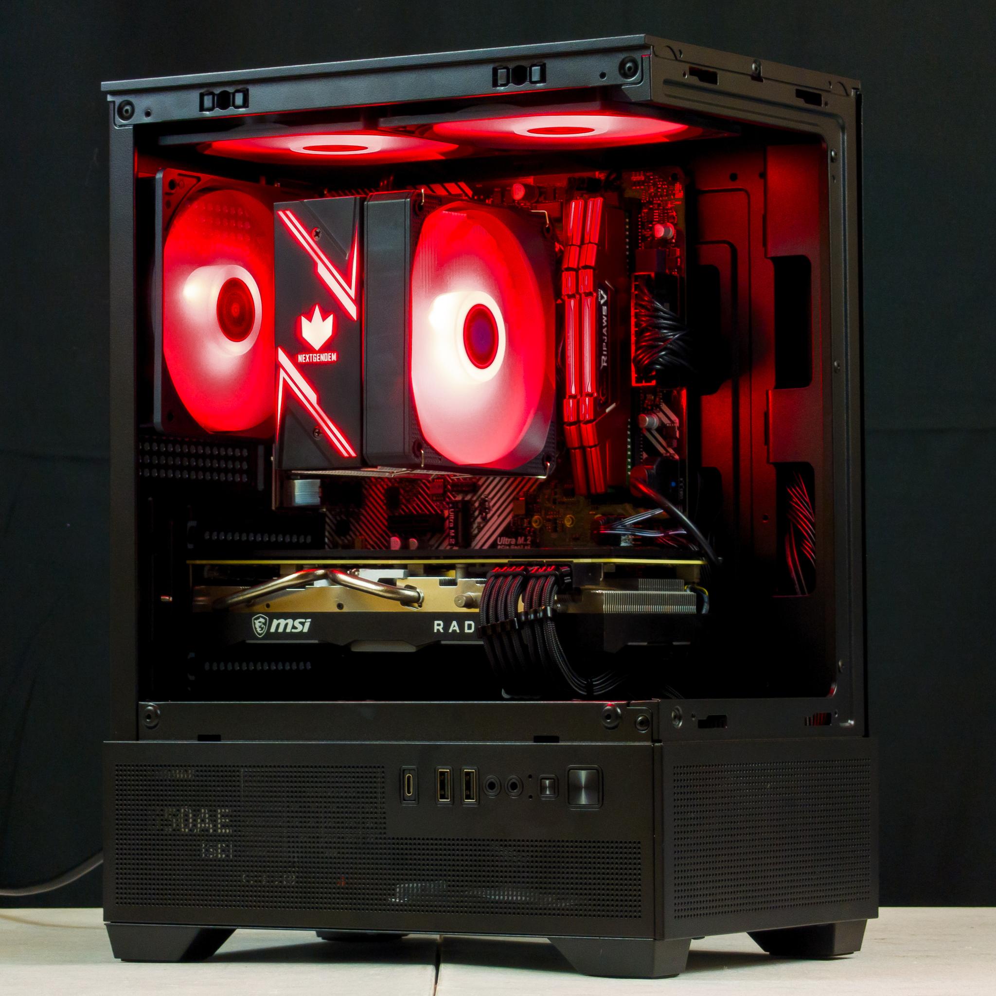 ❤️🖤 RX 5700XT / Ryzen 5 5500 / 16GB Gaming PC 🖤❤️
