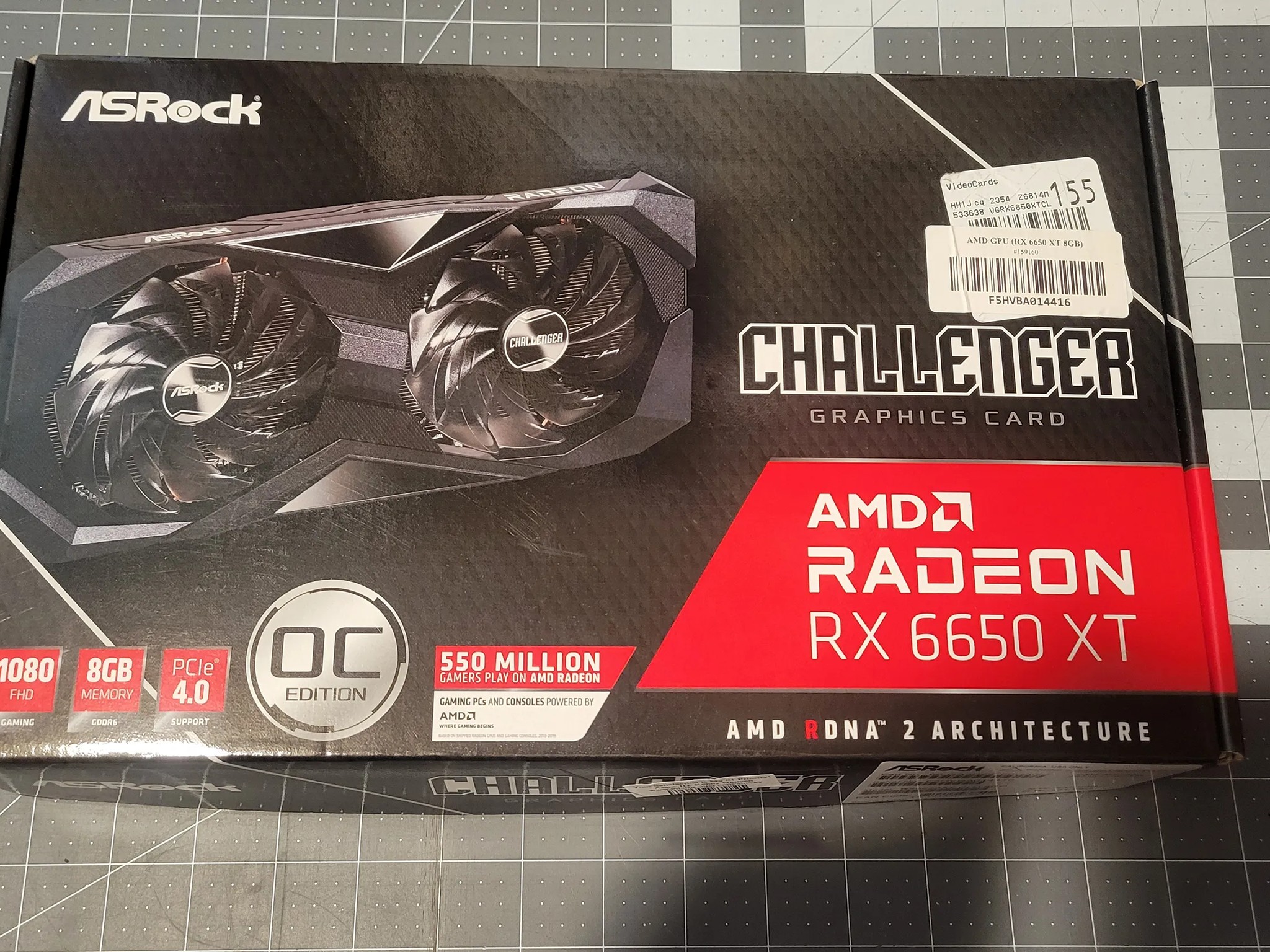 ASRock AMD Radeon RX 6650 XT Challenger