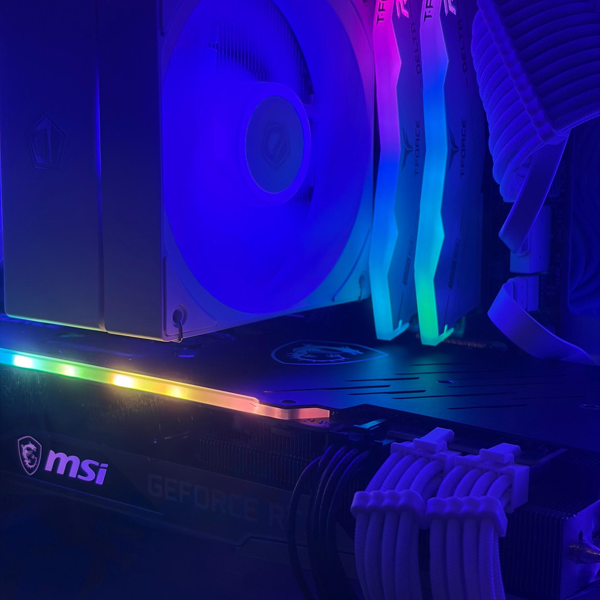 🤍 White Frost | RTX 3080 12GB Gaming PC | Core Ultra 5 250KF Plus