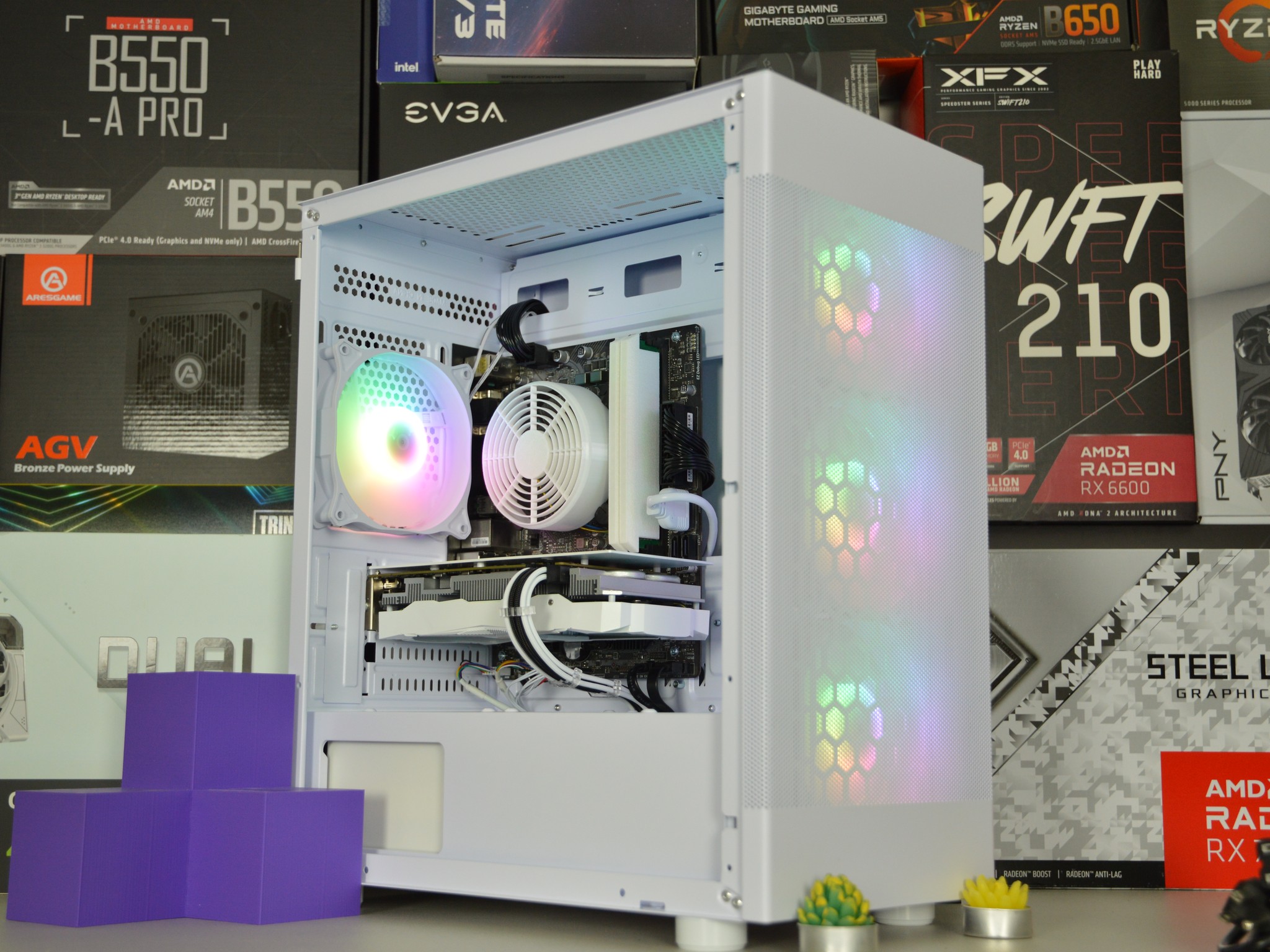 🧊🧊| RTX 2060 SUPER 6GB | INTEL i5-9500 | 16GB DDR4 RAM | 256 GB SSD + 1 TB HDD | Ice Box |