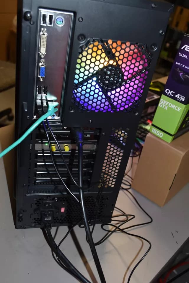 gaming pc Intel Core i7-3.4 GHz.16 GB RAM GPU 1650 PSU 700WTS 480GB SSD+1TB HHD ENTRY LEVEL GAMING