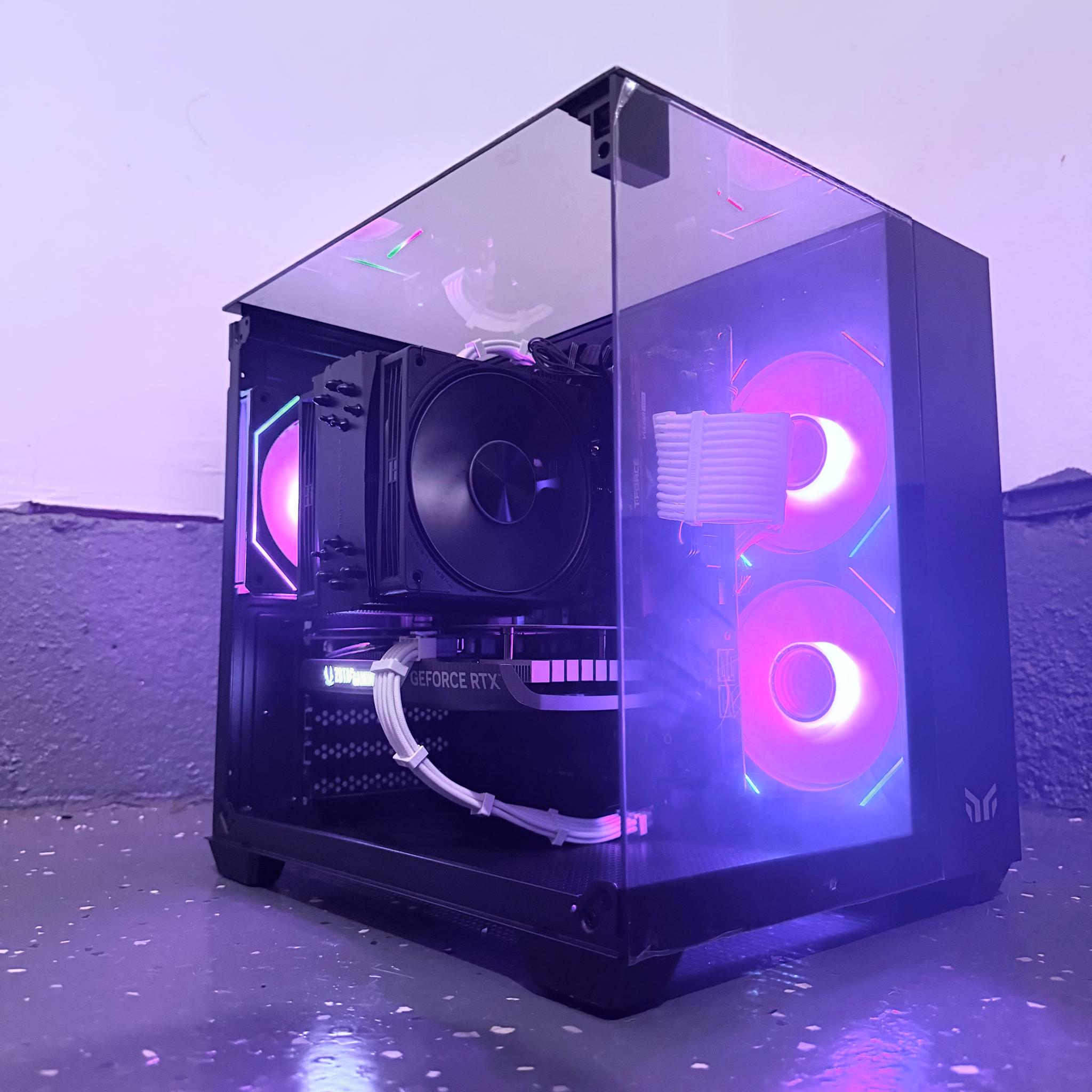 ⚫️"Obsidian Frost"❄️ | 1440p Gaming | RTX 4060 | i5 14400F | 16GB DDR5 | 1TB SSD | Free Shipping
