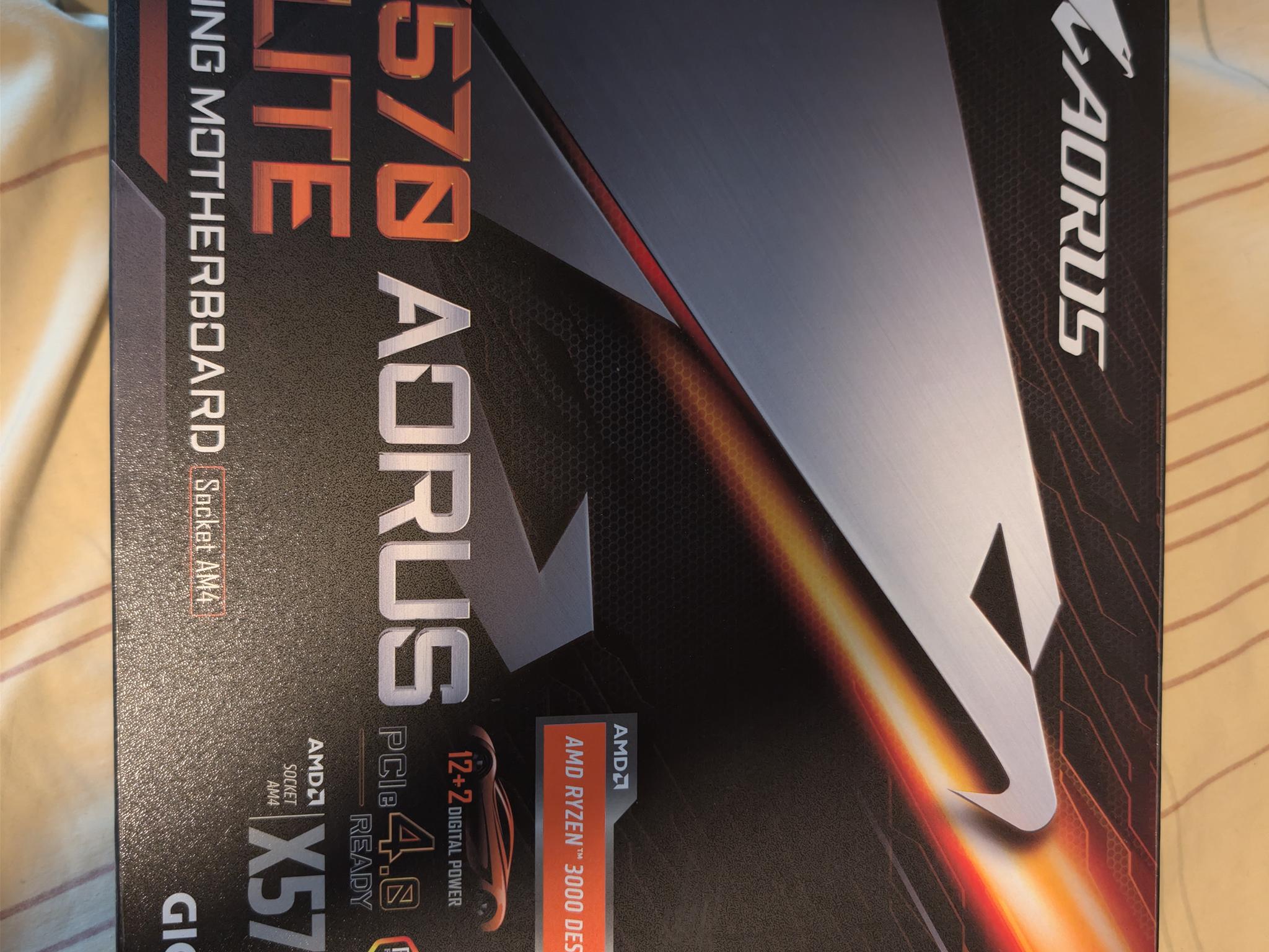 Gigabyte X570 Aorus Elite + 32GB G.Skill Ripjaws V (Nov 2025,LIKE NEW)
