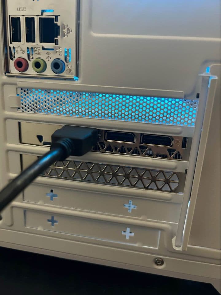 All White Budget Gaming Pc