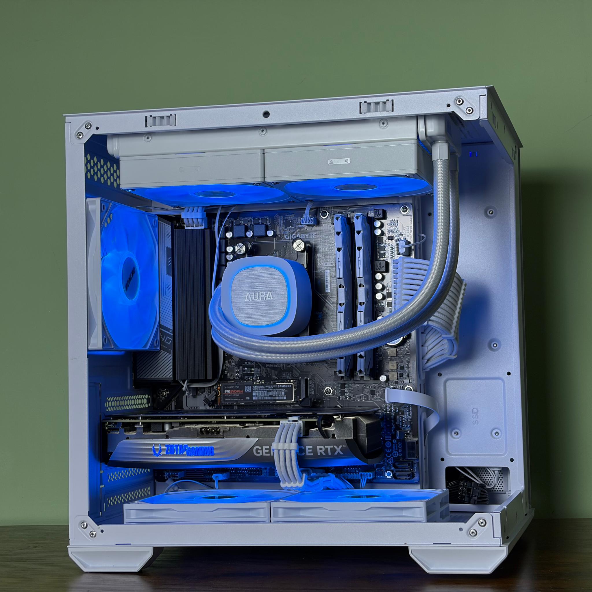 1440P/4K Gaming PC | RTX 4070 | Ryzen 7 5700X | 32GB DDR4 | 1TB SSD | Free Ship!